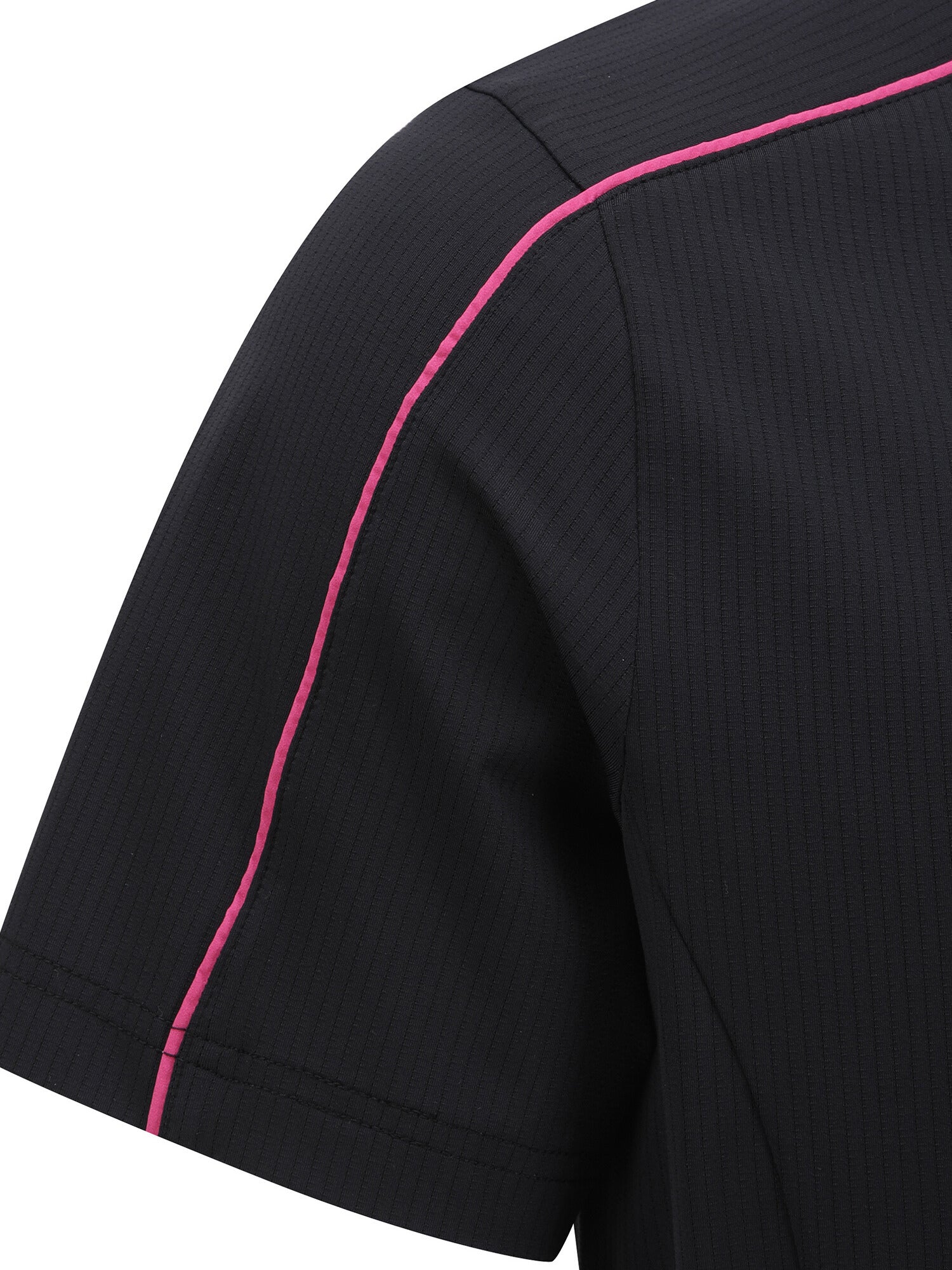 MEN SM KNIT COLLAR SHORT T-SHIRT