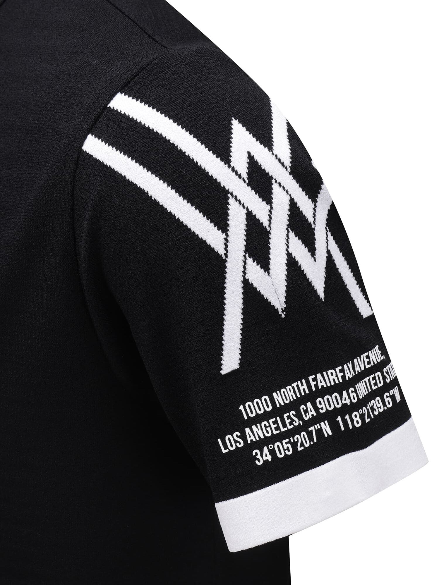 MEN SM LOGO POINT SHORT SLEEVE SWEATER