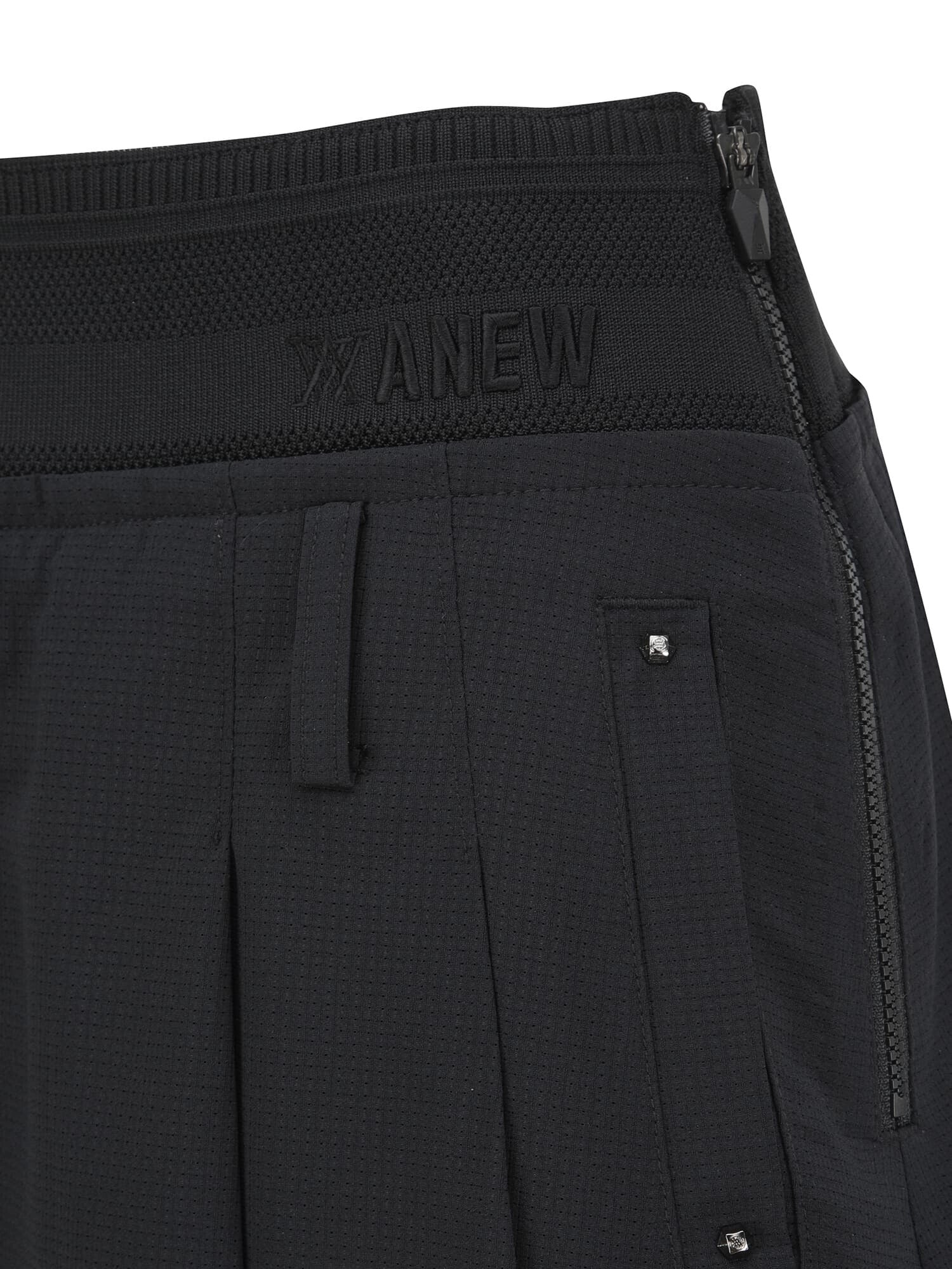 WOMEN SM BAND PLEATED SKIRT