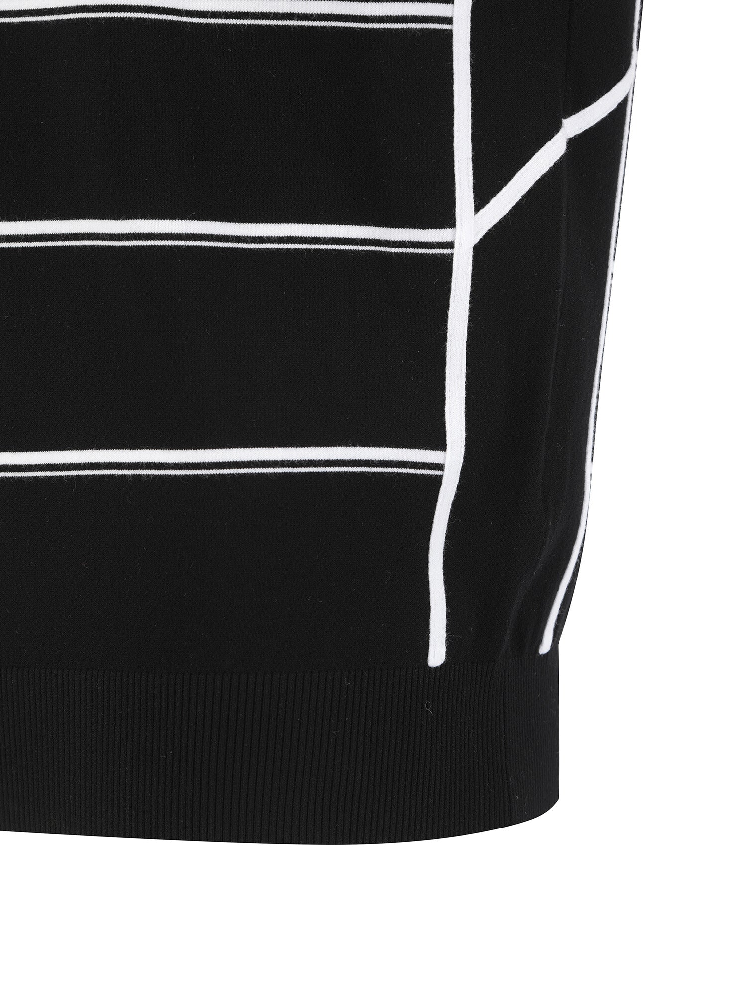 MEN STRIPE ROUND SWEATER
