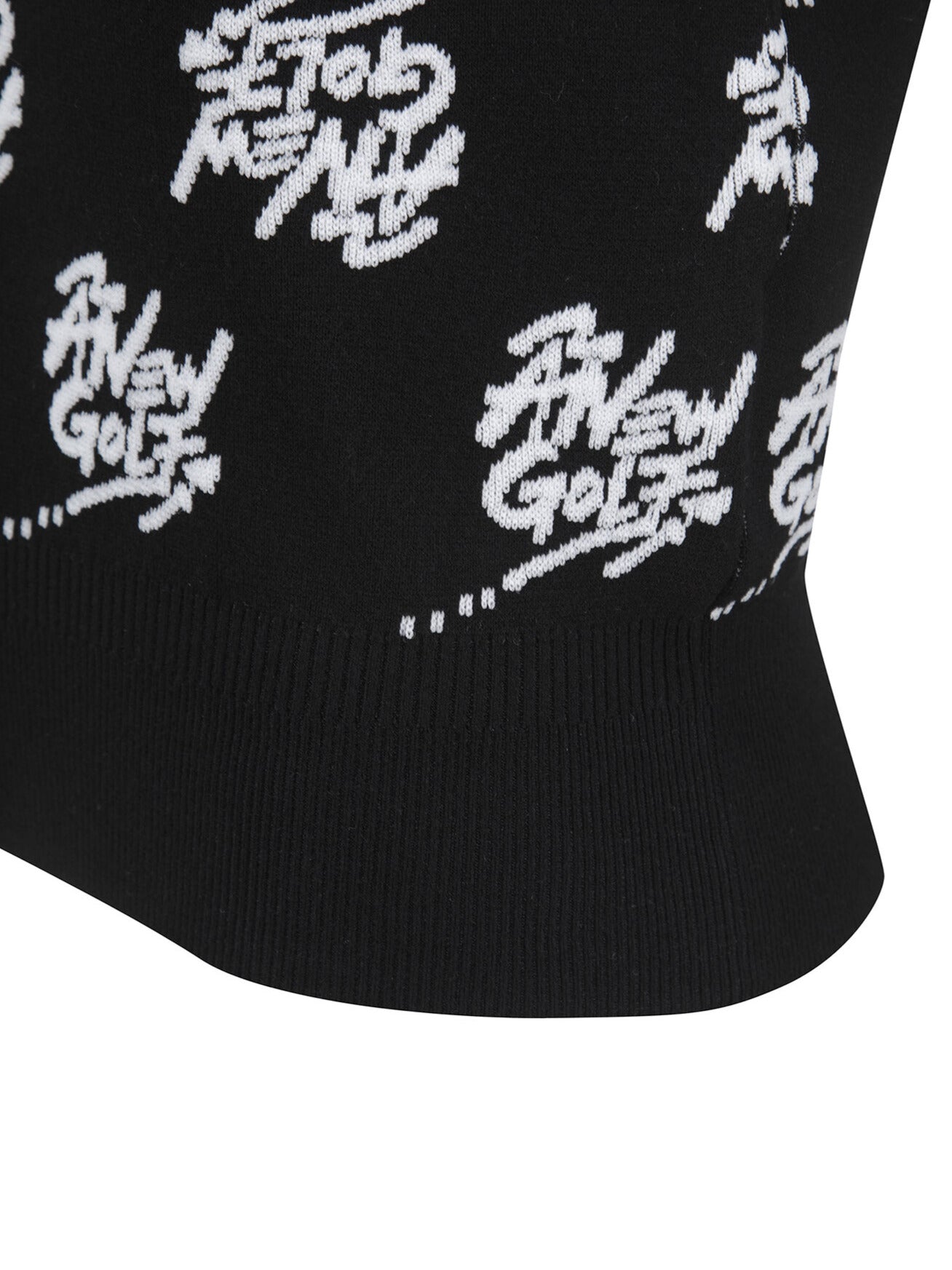 WOMEN LOGO PATTERN JACQUARD PULLOVER