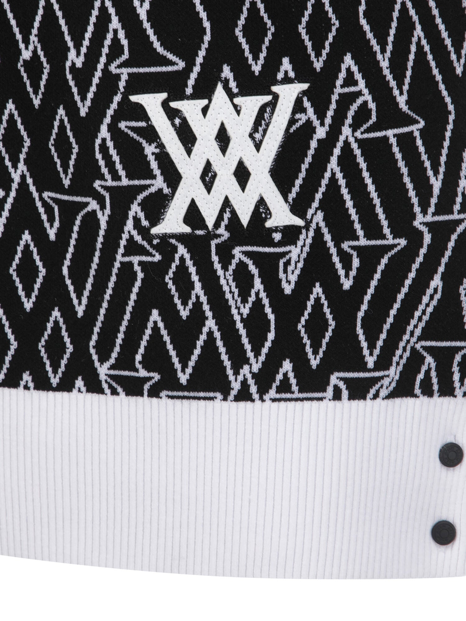 WOMEN SP LOGO PATTERN KNIT VEST