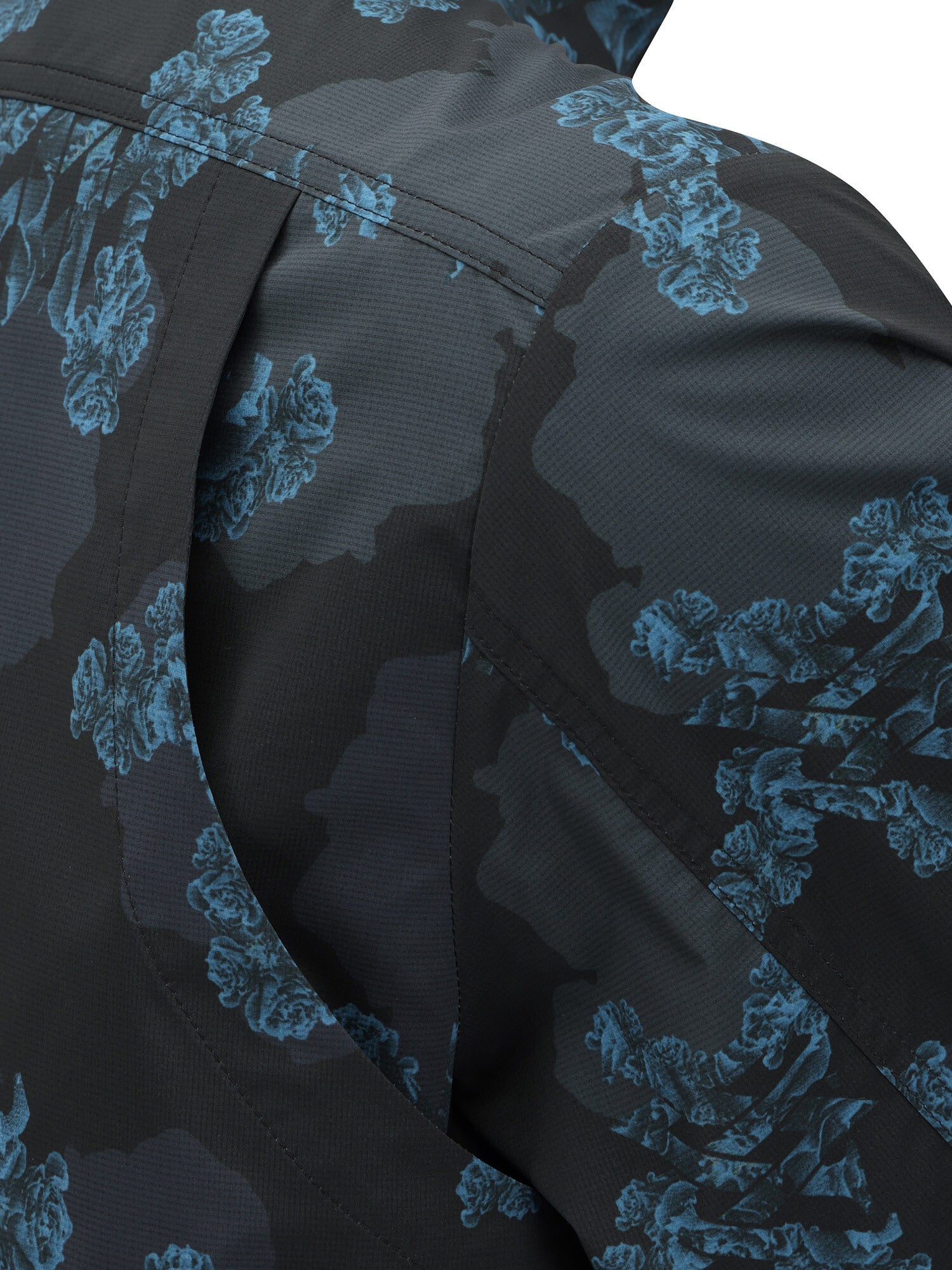 MEN FA FLOWER PATTERN ANORAK JACKET