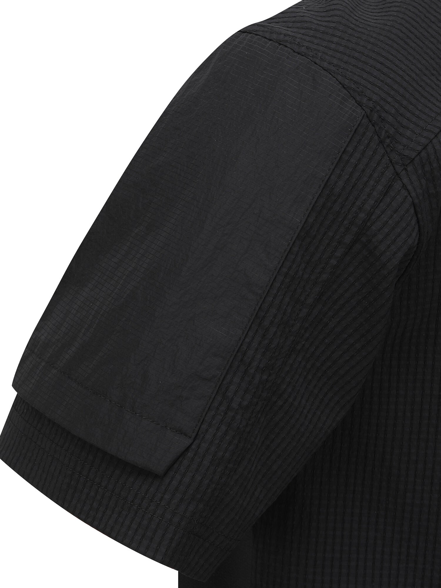 MEN SM WOOVEN ROUND SHORT T-SHIRT