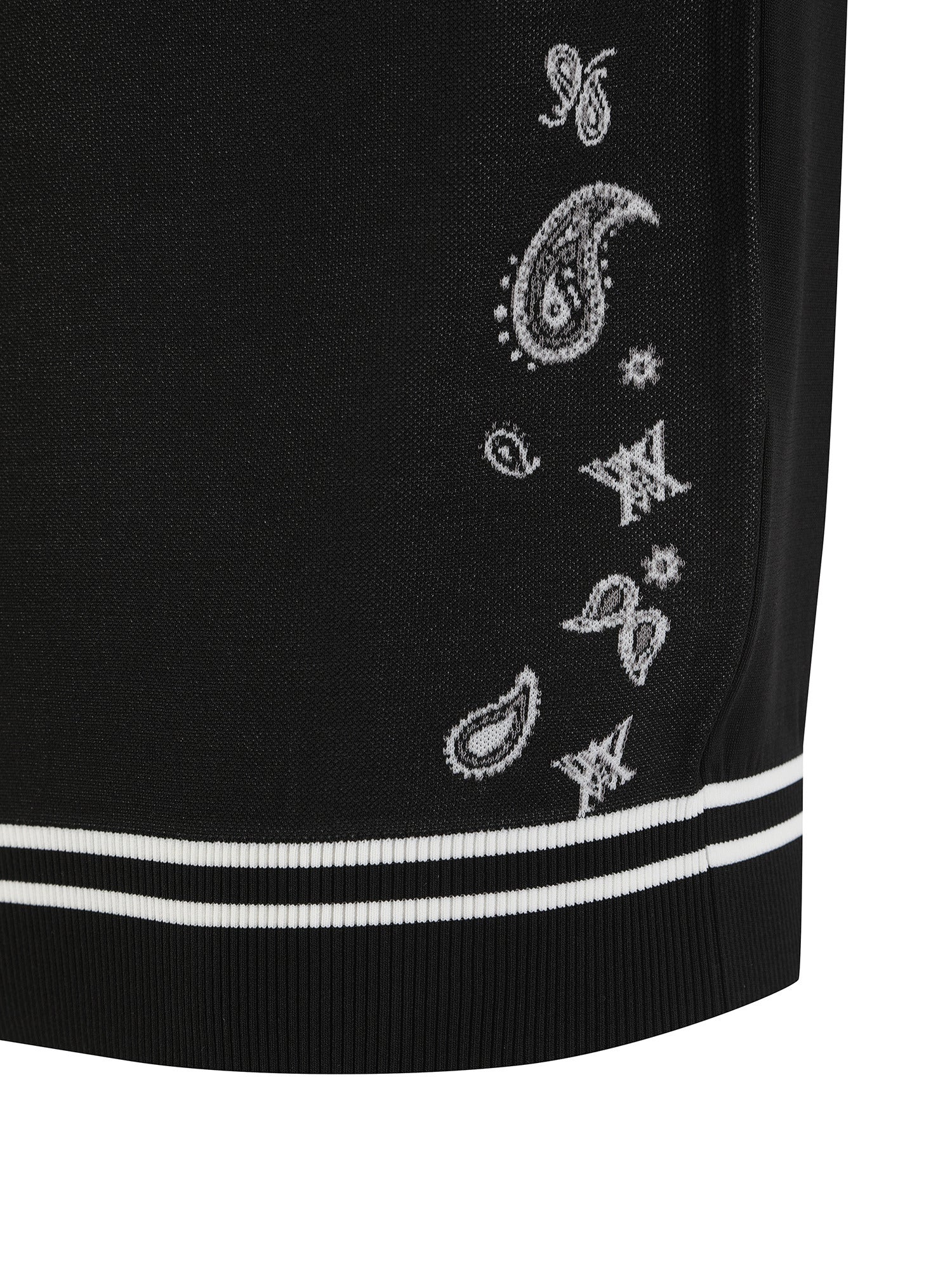 MEN PAISLEY SHORT SLEEVE SWEATER