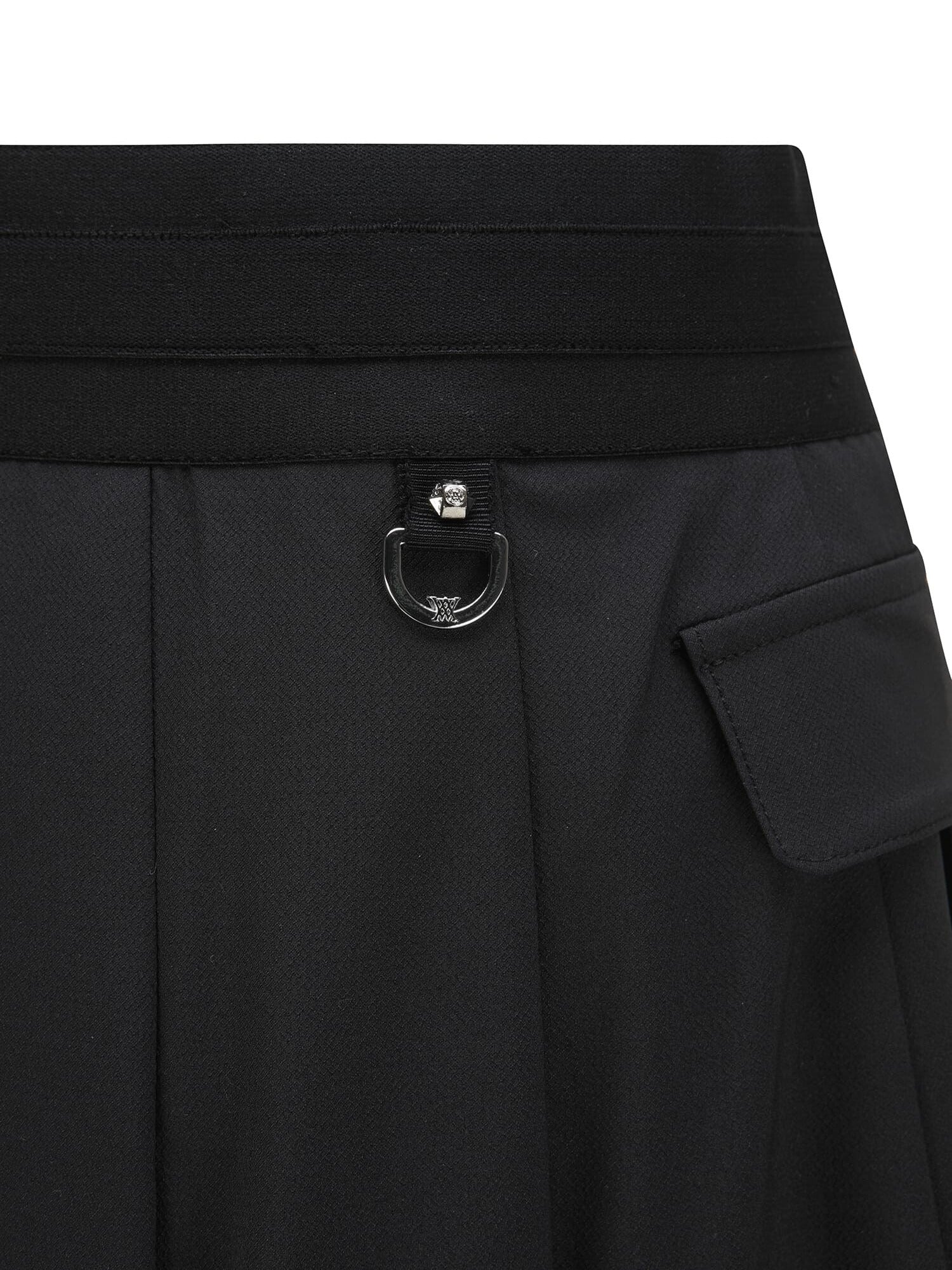 WOMEN SM PLEATED HALF PANTS