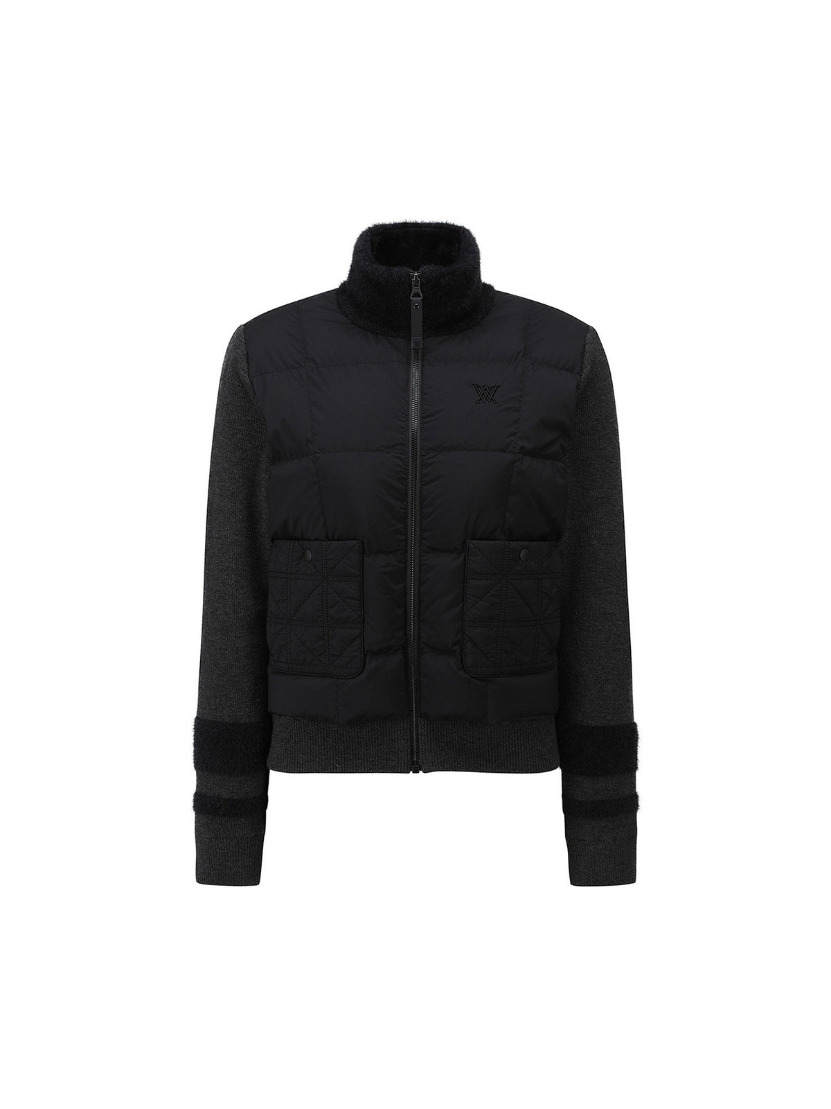 WOMEN WI HYBRID HIGH NECK DOWN JACKET