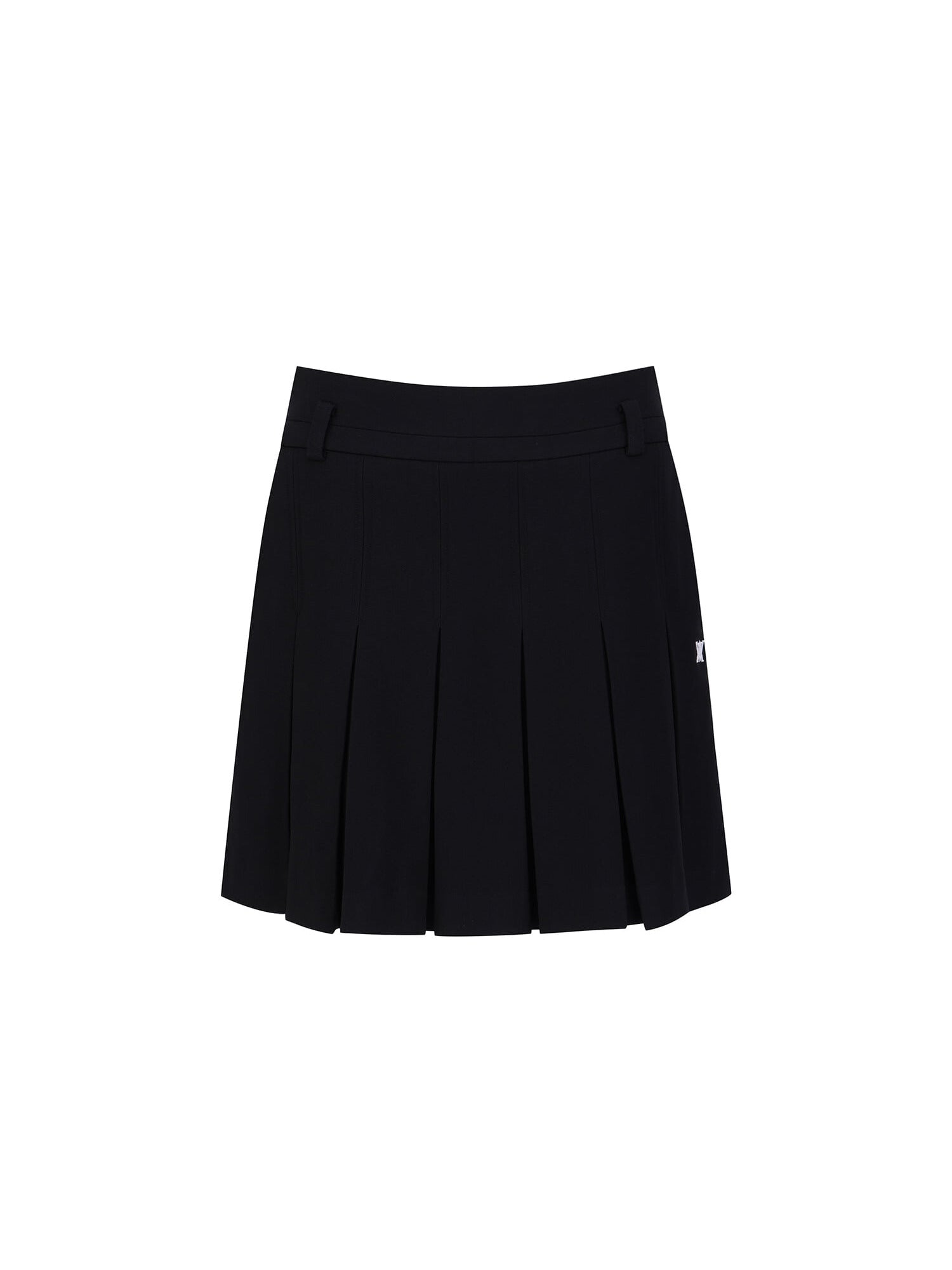 WOMEN WI BRUSHED FLEECE PLEATED SKIRT