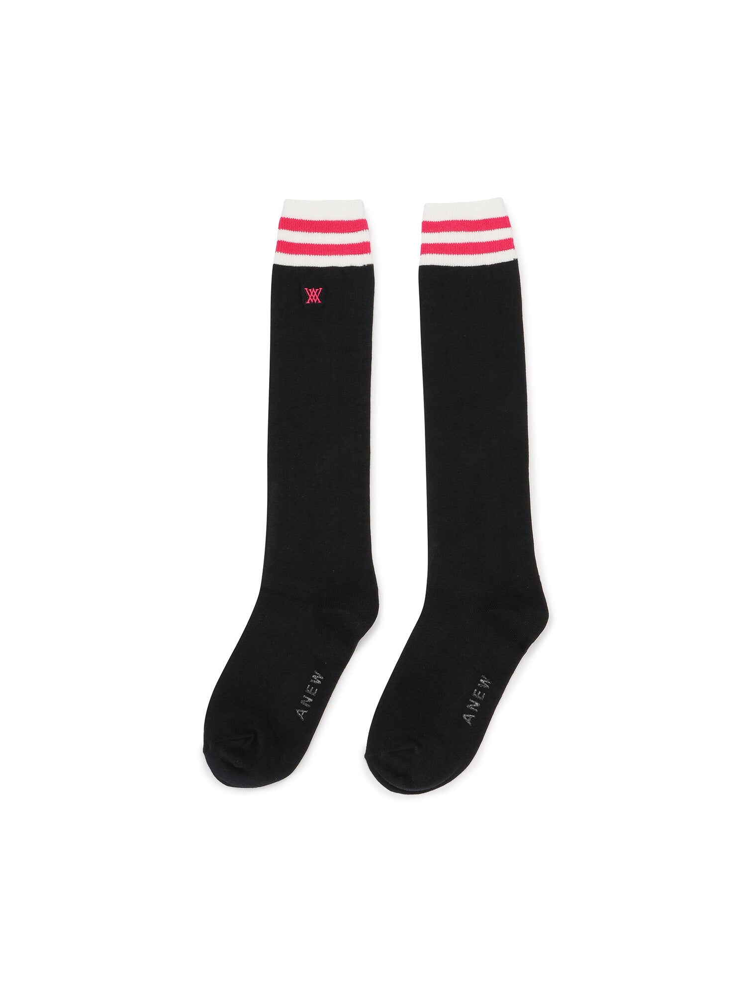 WOMEN TWO LINE POINTS KNEE SOCKS