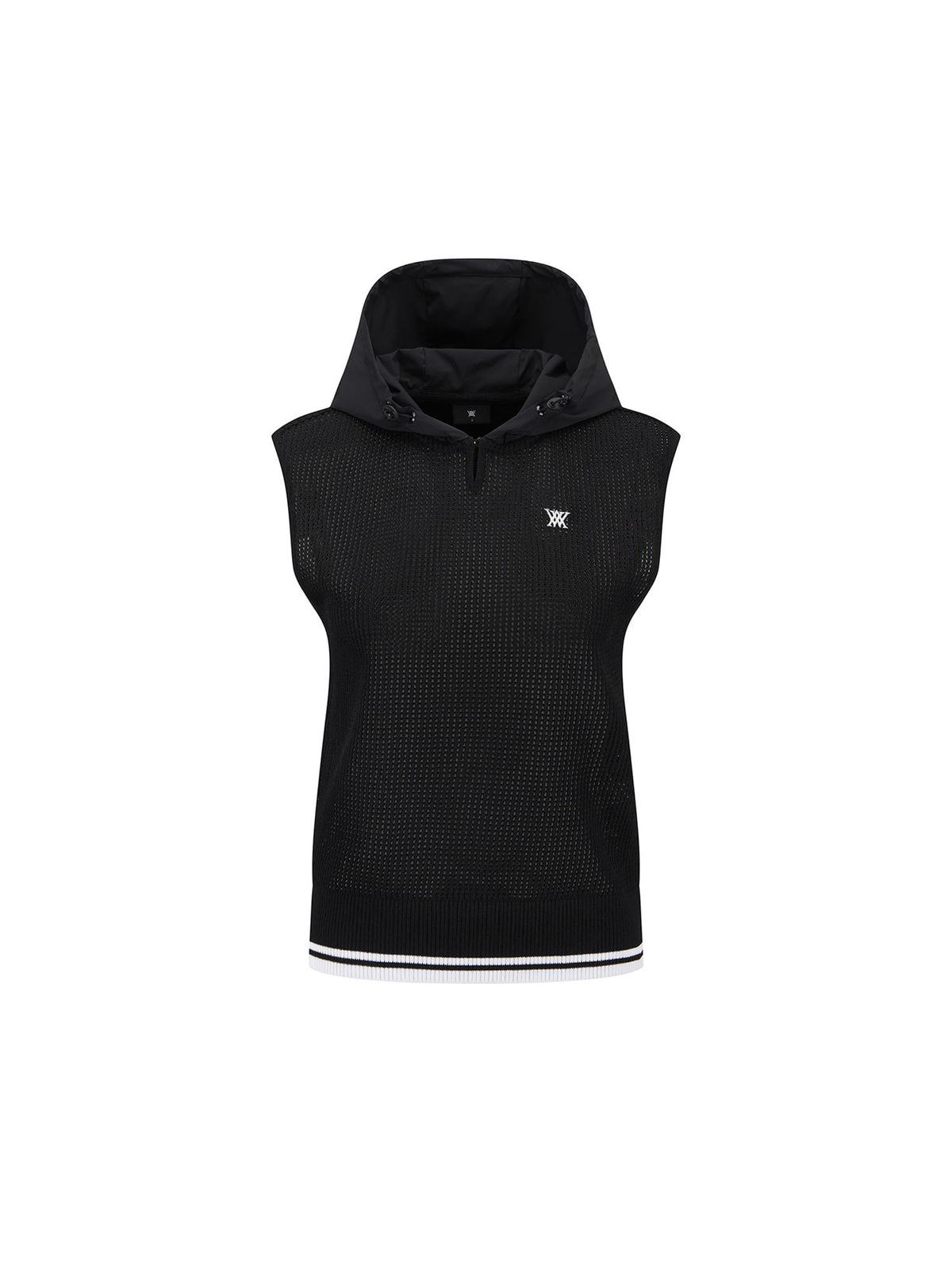 WOMEN HOODED KNIT VEST