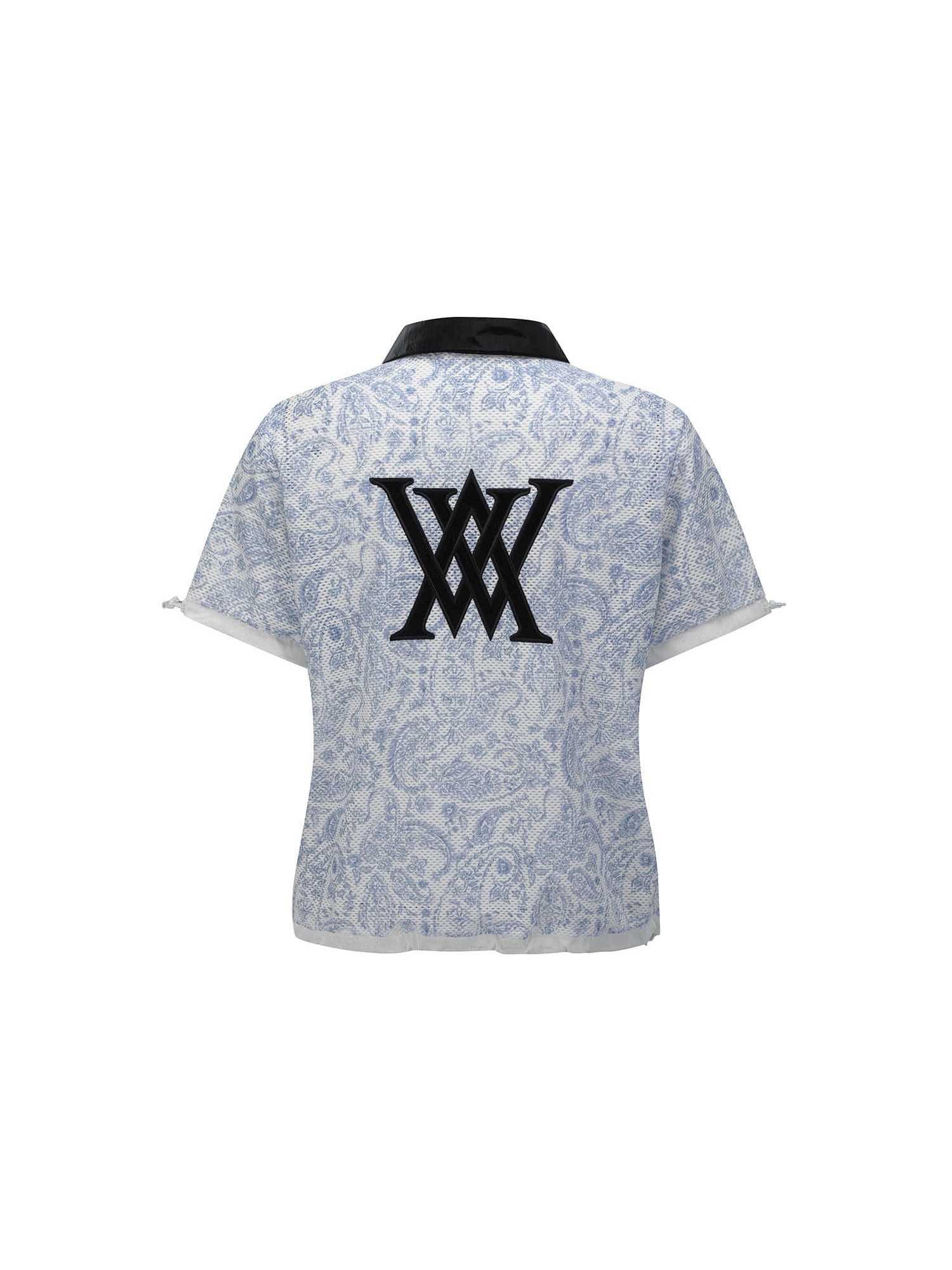 WOMEN PAISLEY MESH T-SHIRT