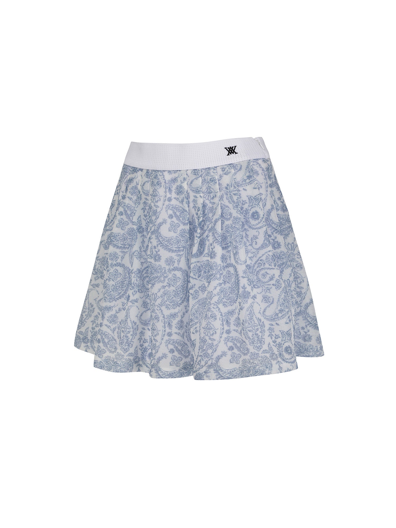 WOMEN PAISLEY FLARE SKIRT