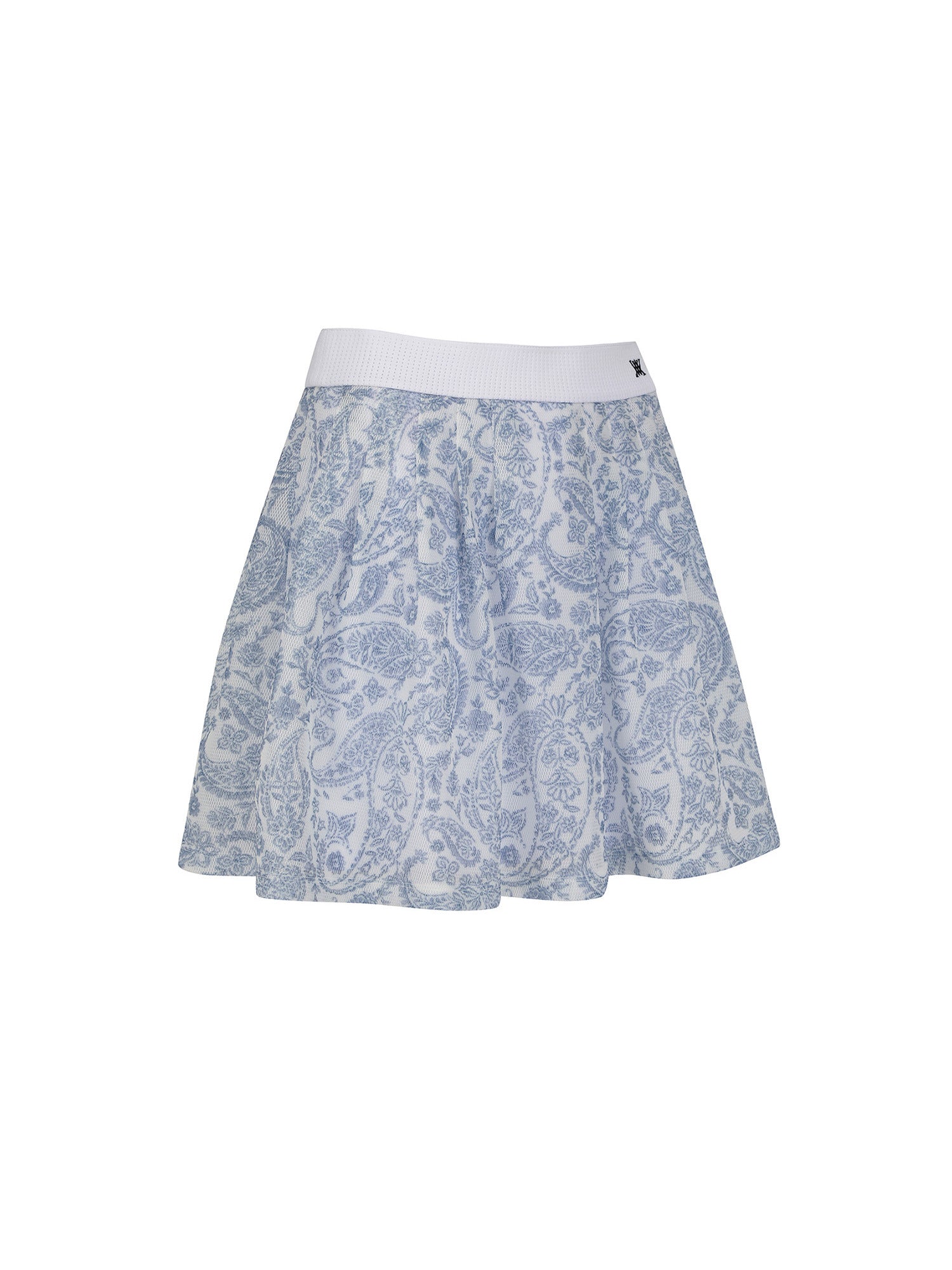 WOMEN PAISLEY FLARE SKIRT