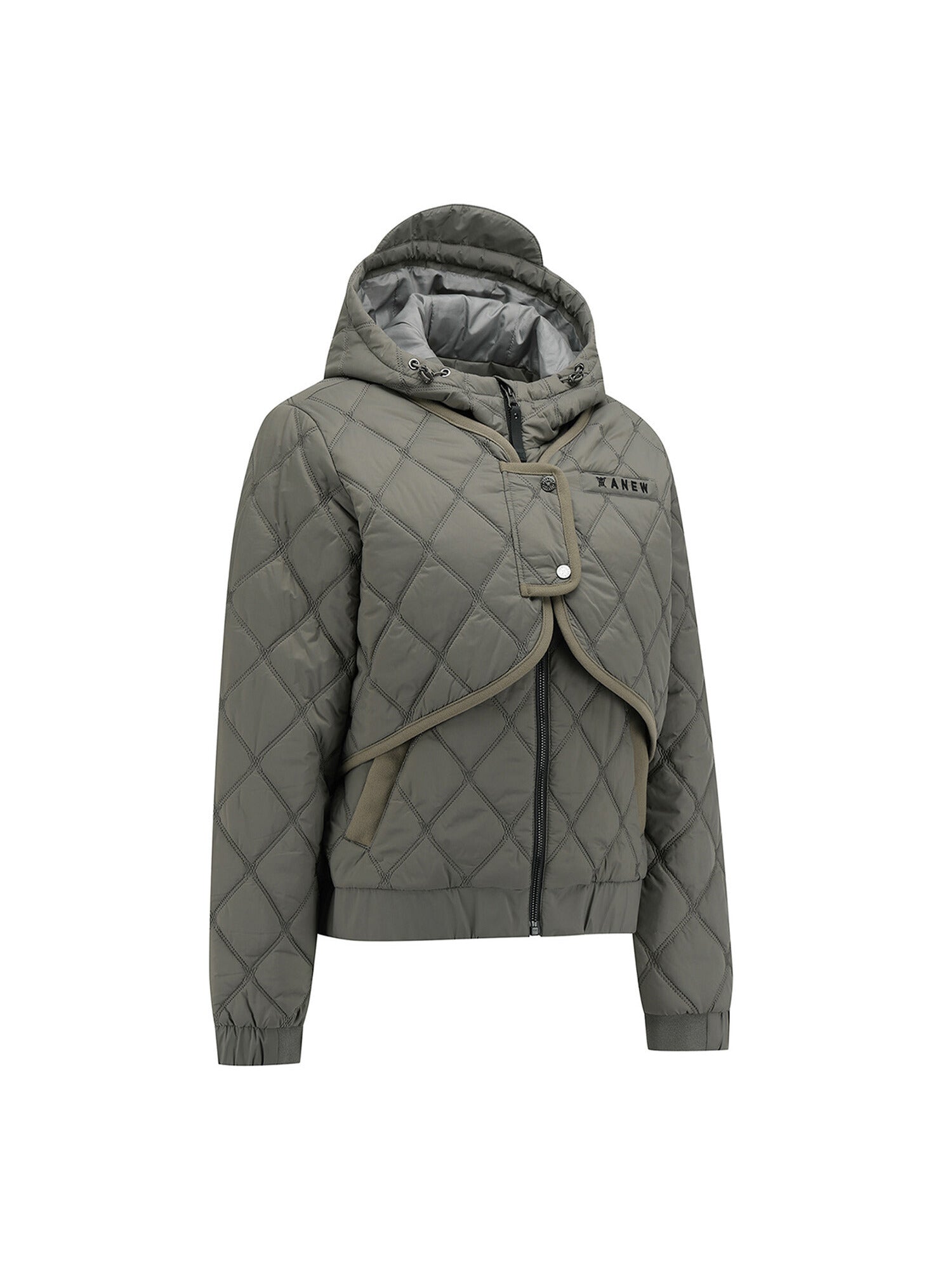 WOMEN WI 2 IN 1 QUILTED JACKET
