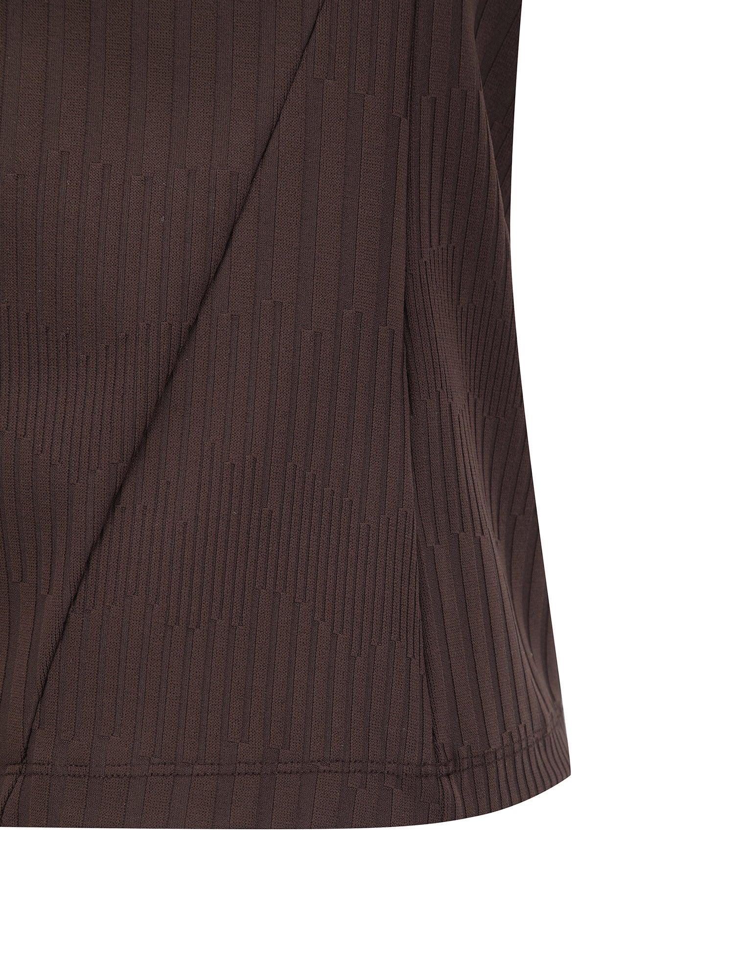 WOMEN SOLID BACK ZIP LONG T-SHIRT
