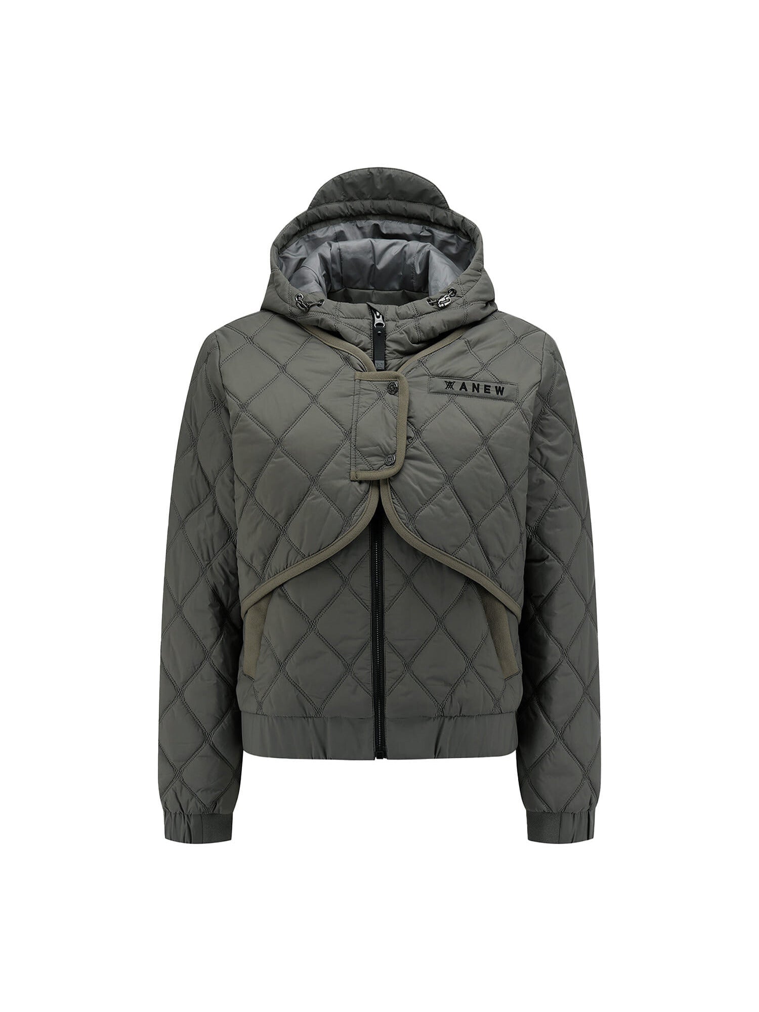 WOMEN WI 2 IN 1 QUILTED JACKET