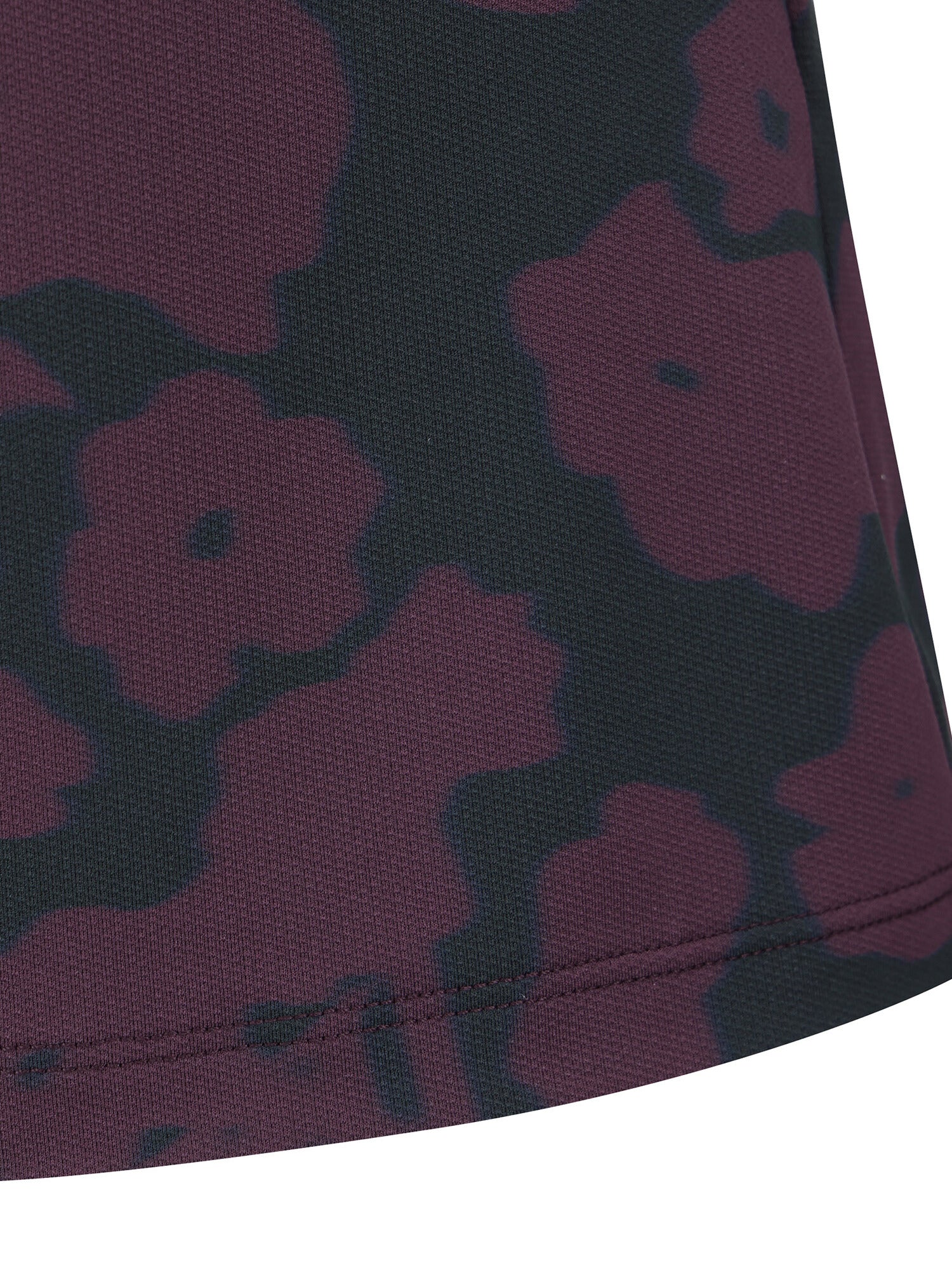 WOMEN FA FLOWER PATTERN SHORT T-SHIRT
