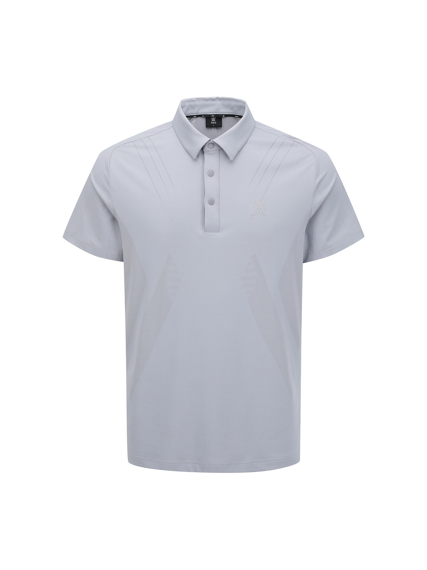 MEN SM BLACK FINISH JACQUARD SHORT T-SHIRT