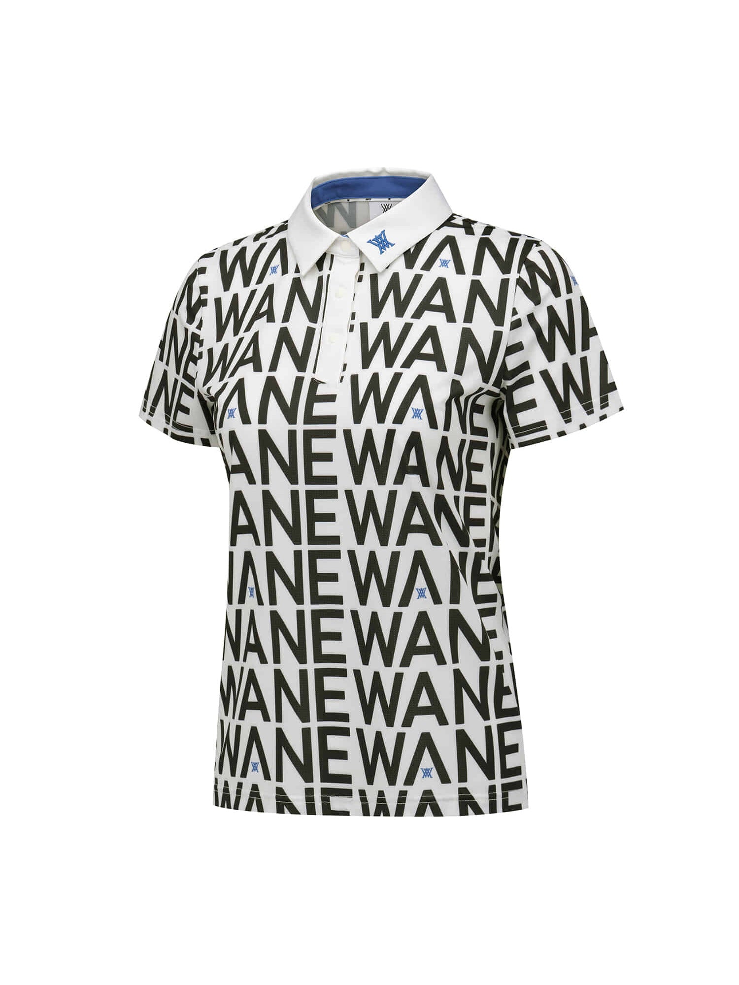 WOMEN SM LOGO PATTERN SHORT T-SHIRT