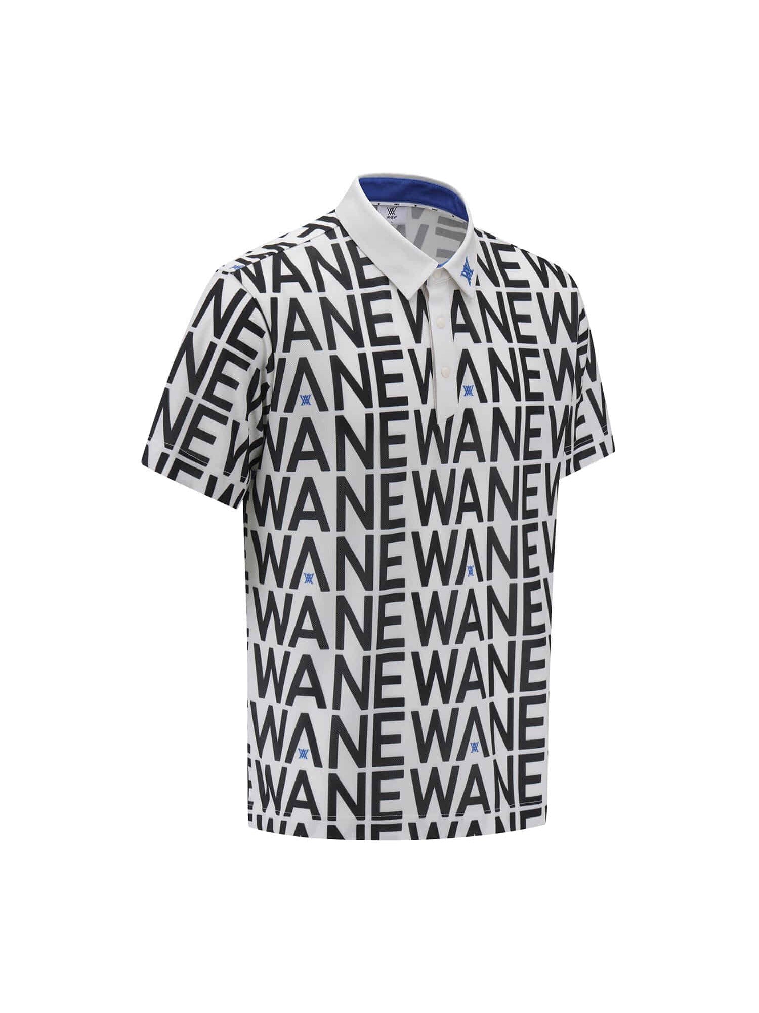 MEN SM LOGO PATTERN SHORT T-SHIRT