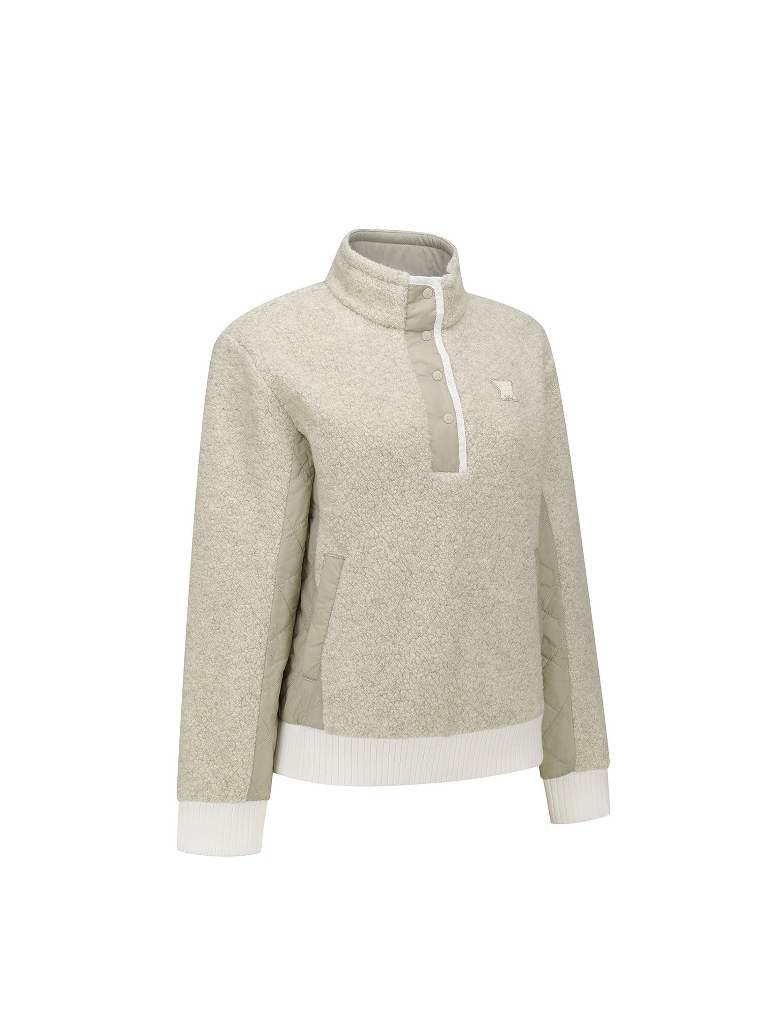 WOMEN WI HIGH NECK LONG T-SHIRT