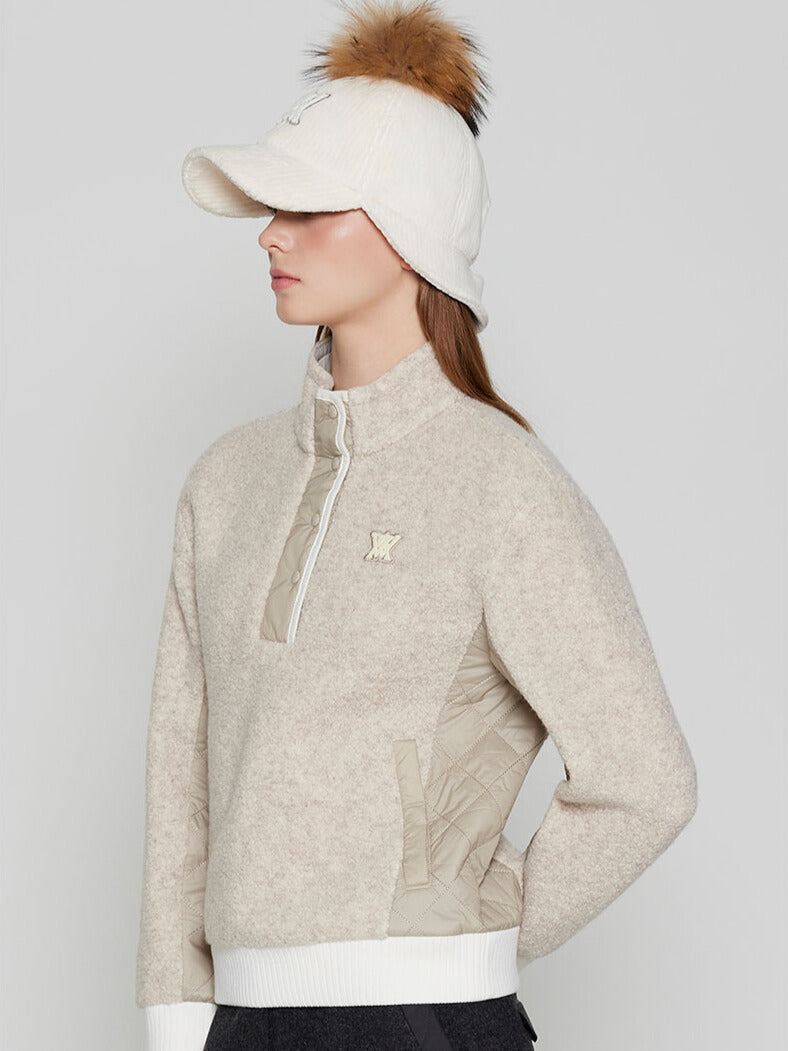 WOMEN WI HIGH NECK LONG T-SHIRT