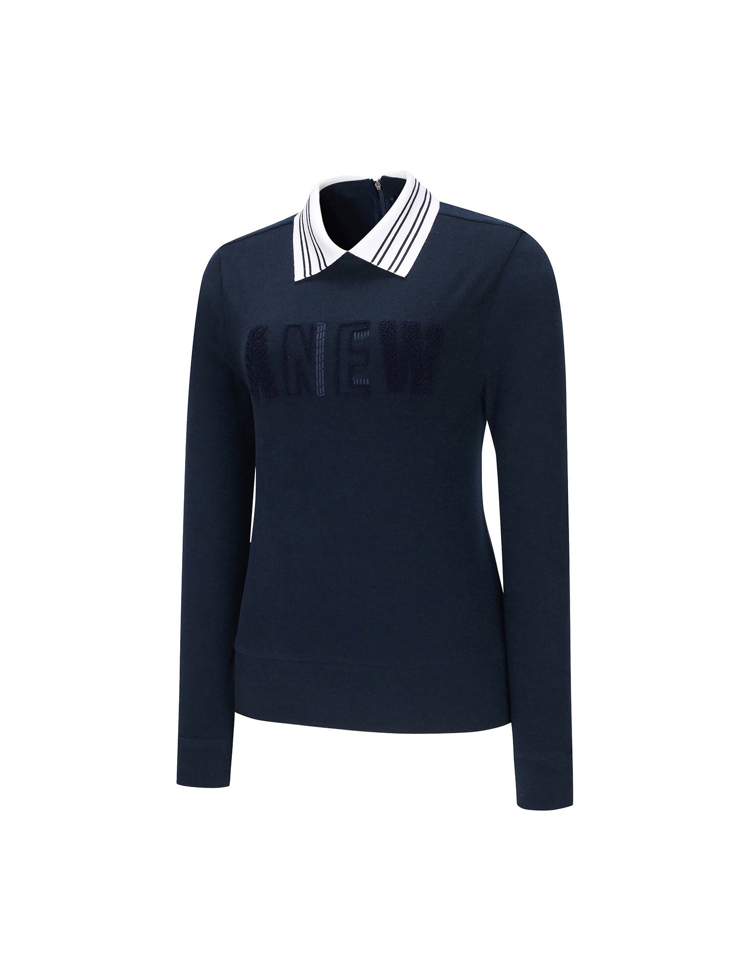 WOMEN BOUCLE EMBO LOGO L/TS