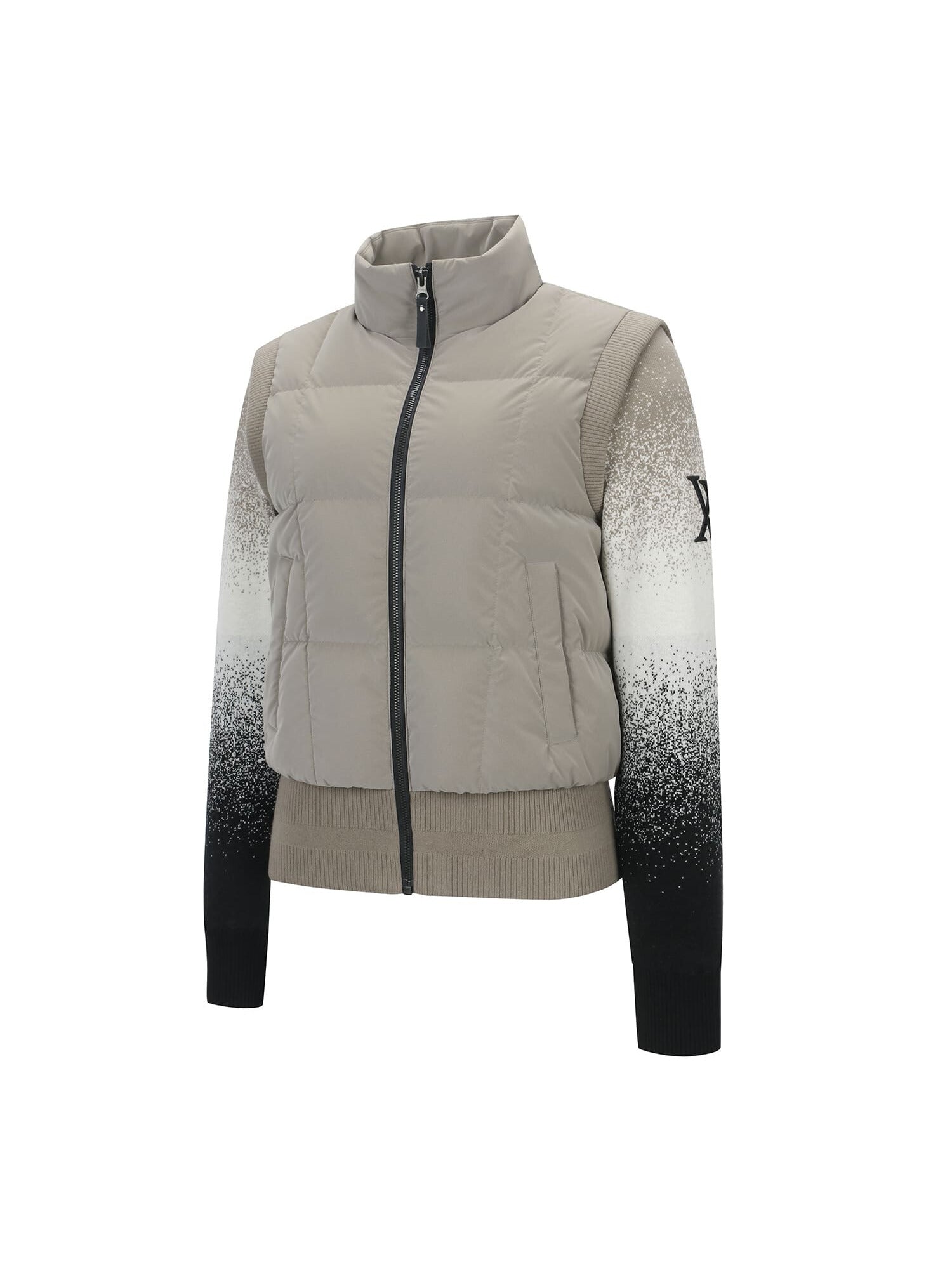 WOMEN GRADATION KNIT DOWN HYBRID JK