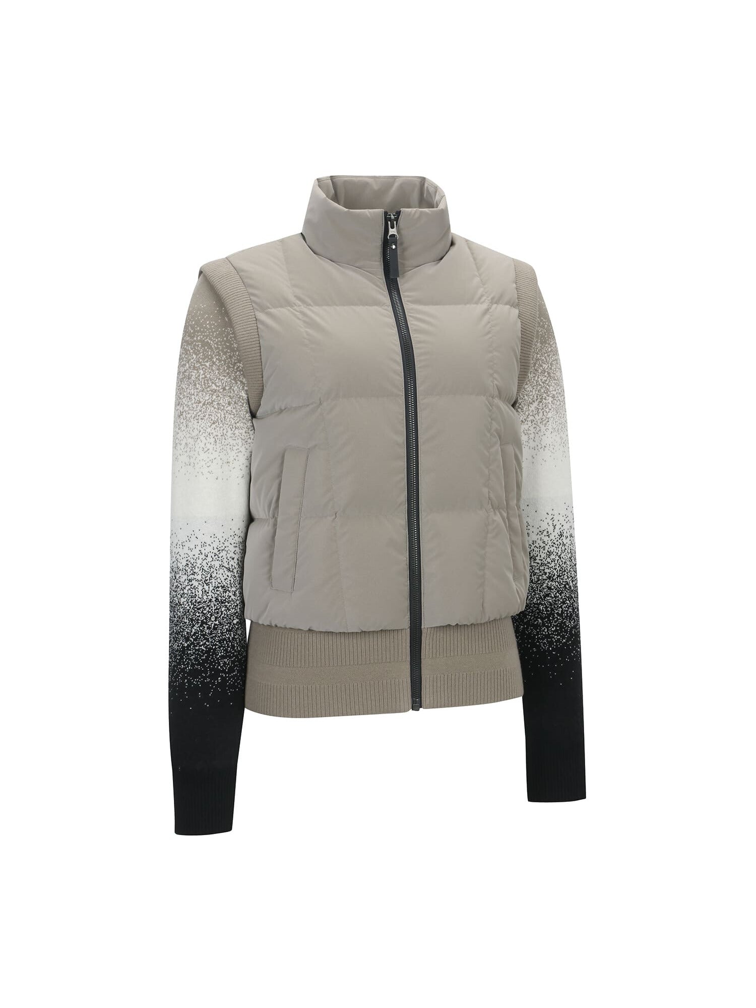 WOMEN GRADATION KNIT DOWN HYBRID JK