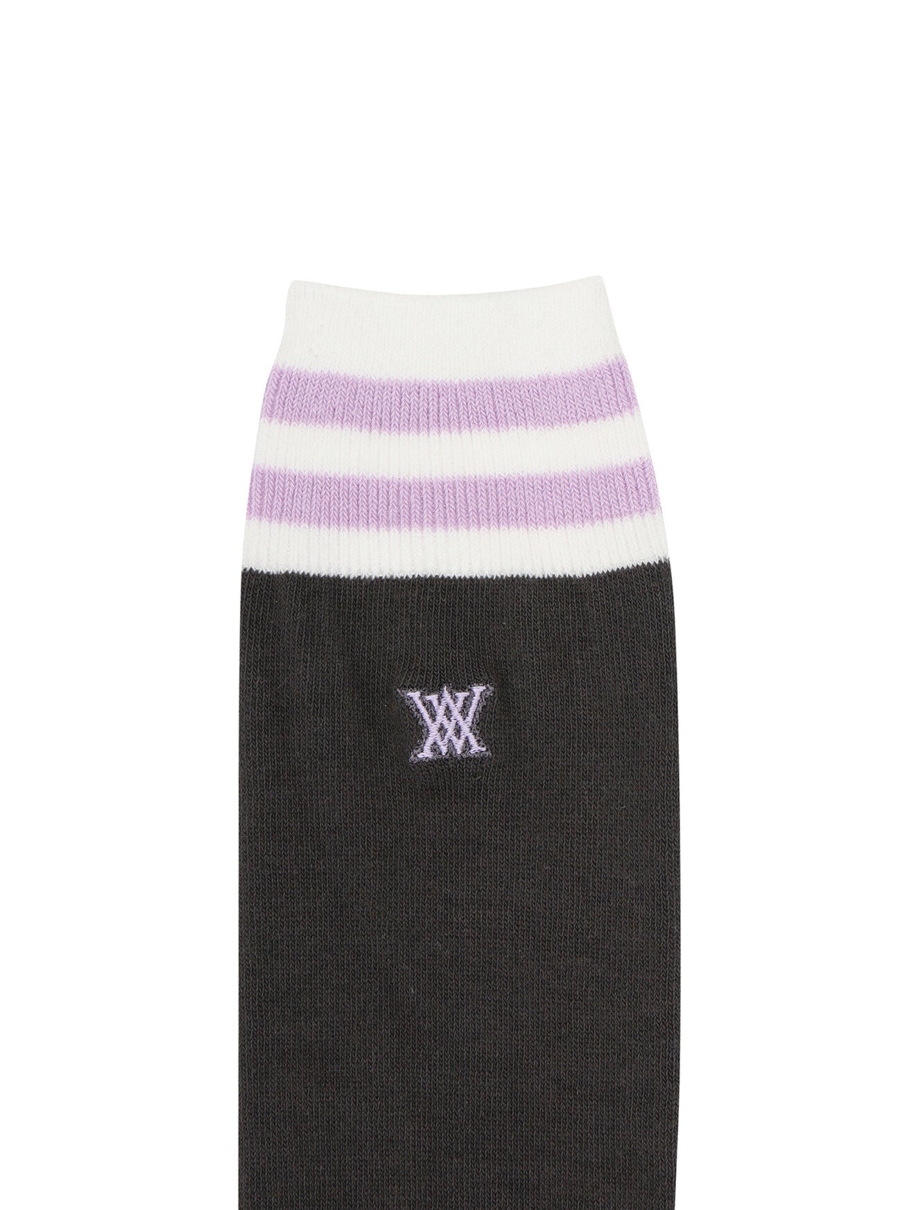 WOMEN TWO LINE POINTS KNEE SOCKS