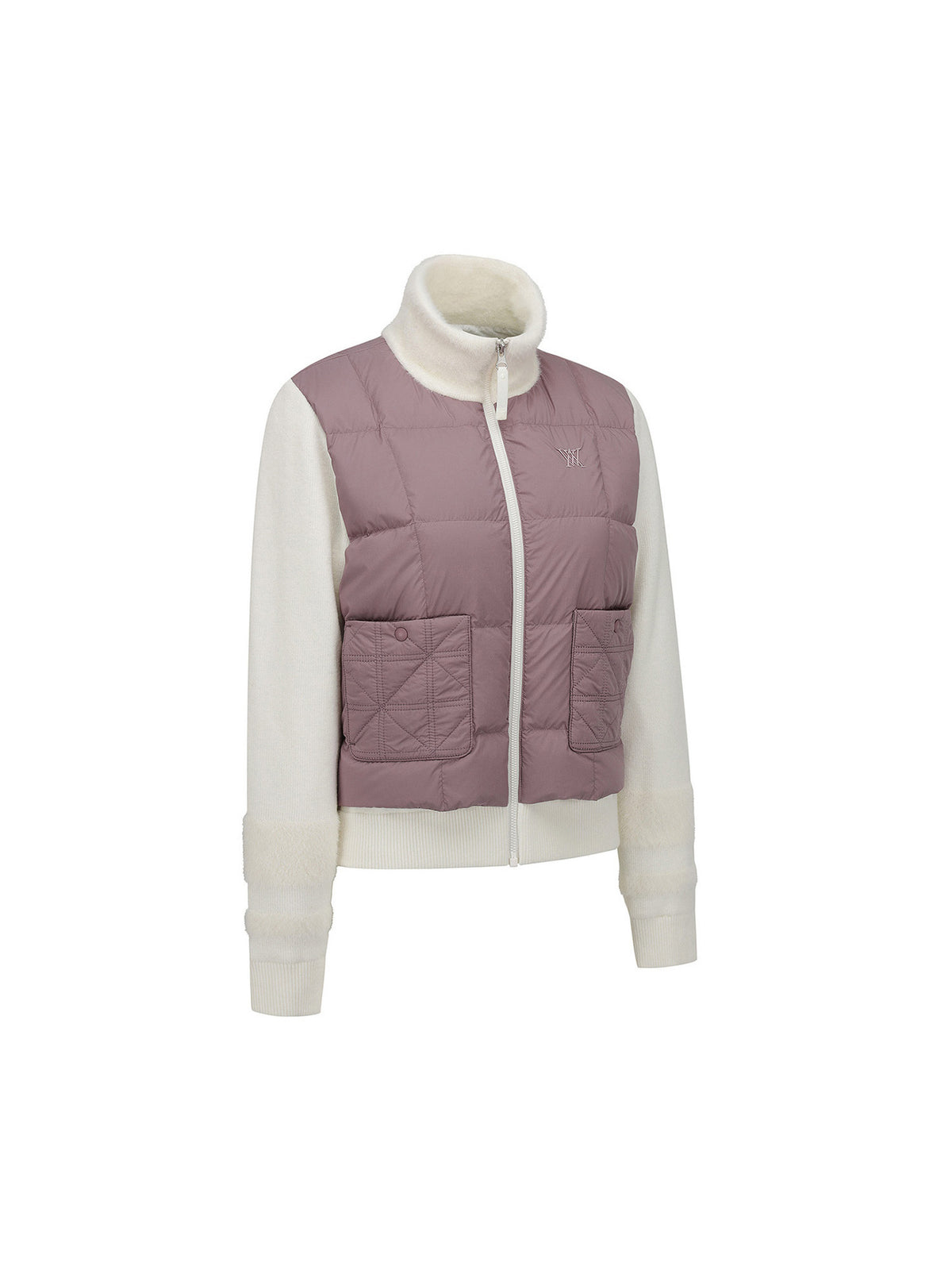 WOMEN WI HYBRID HIGH NECK DOWN JACKET