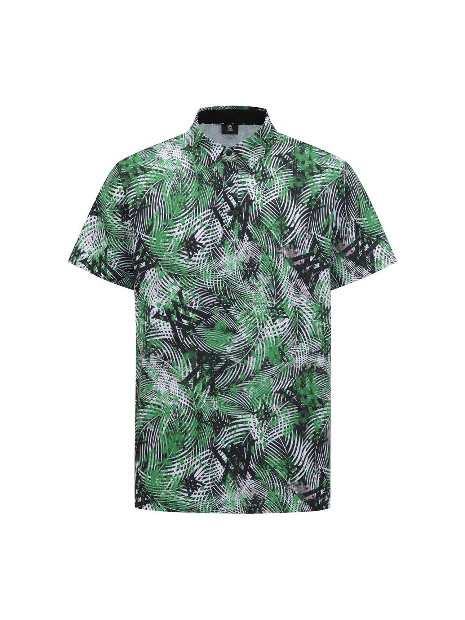 MEN SM TROPICAL PATTERN SHORT T-SHIRT