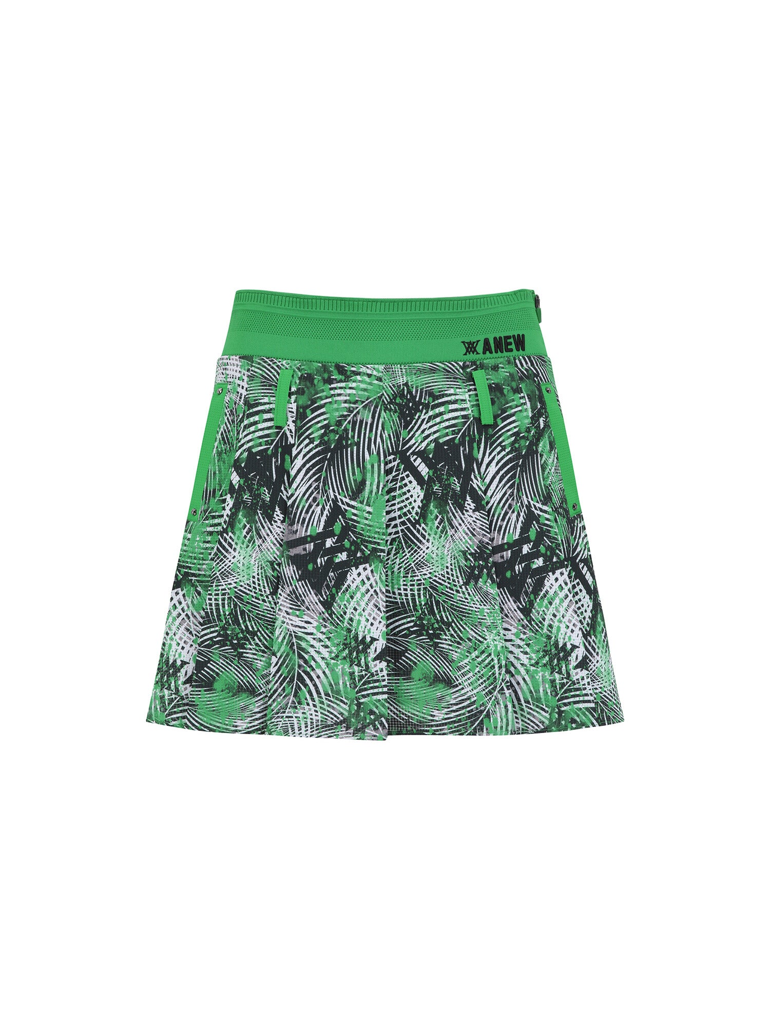 WOMEN SM BAND PLEATED SKIRT