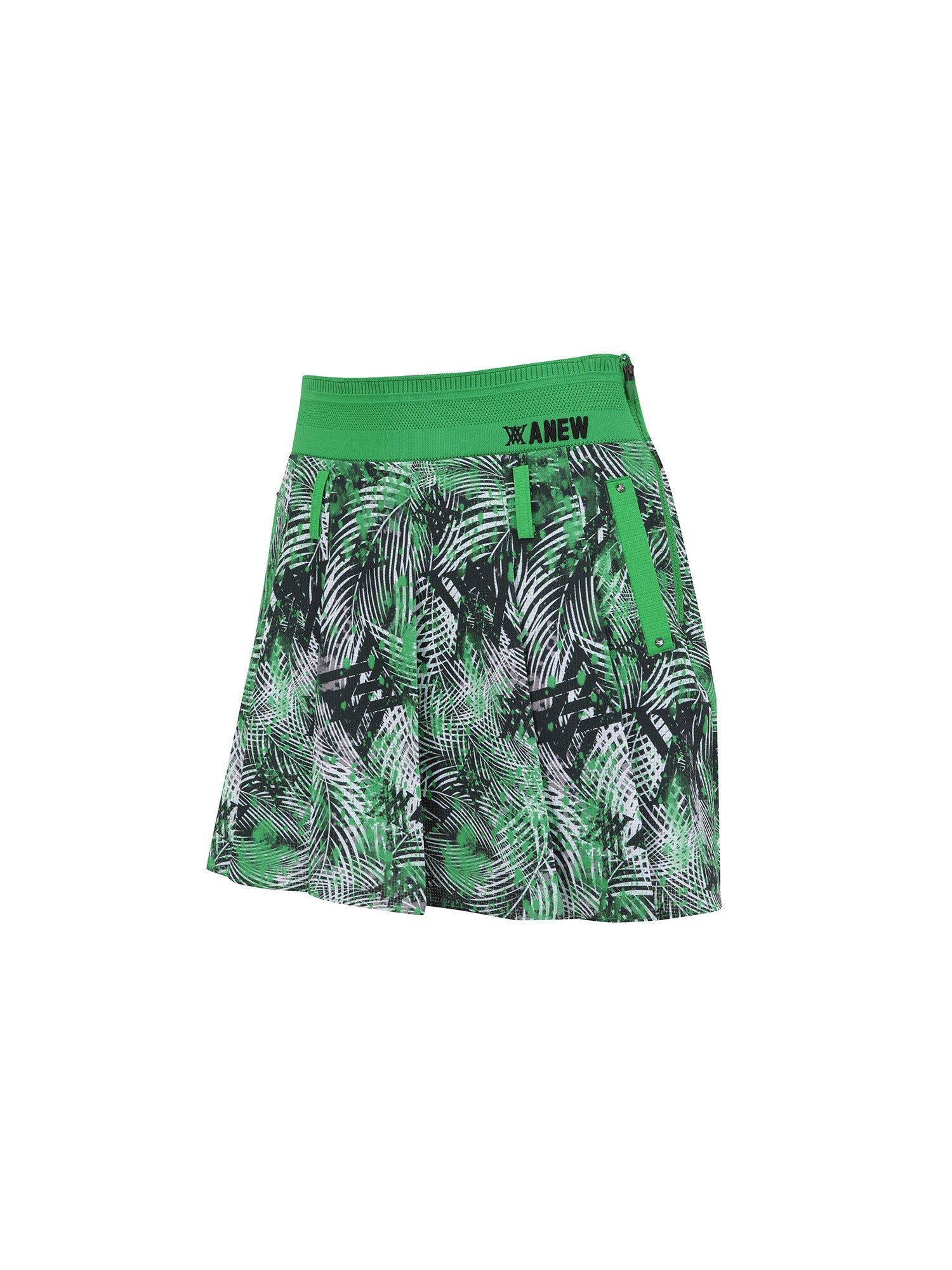 WOMEN SM BAND PLEATED SKIRT