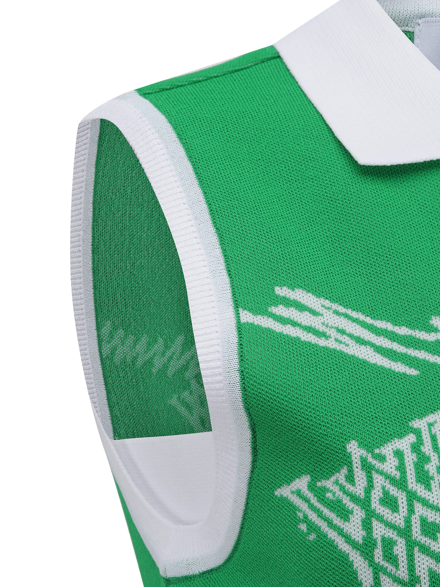 WOMEN SM LOGO PATTERN KNIT VEST