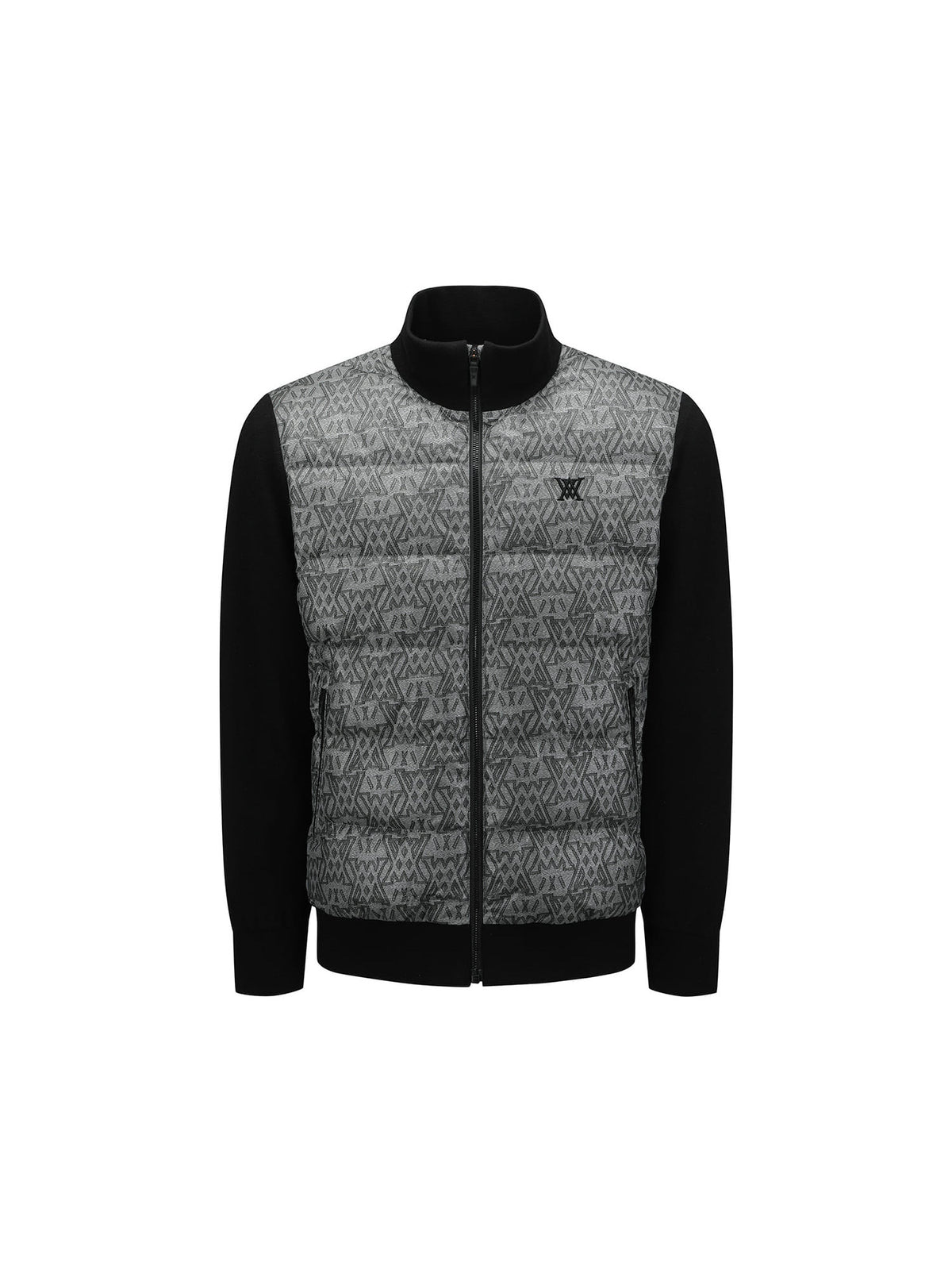 MEN WI BIG LOGO HYBRID DOWN JACKET