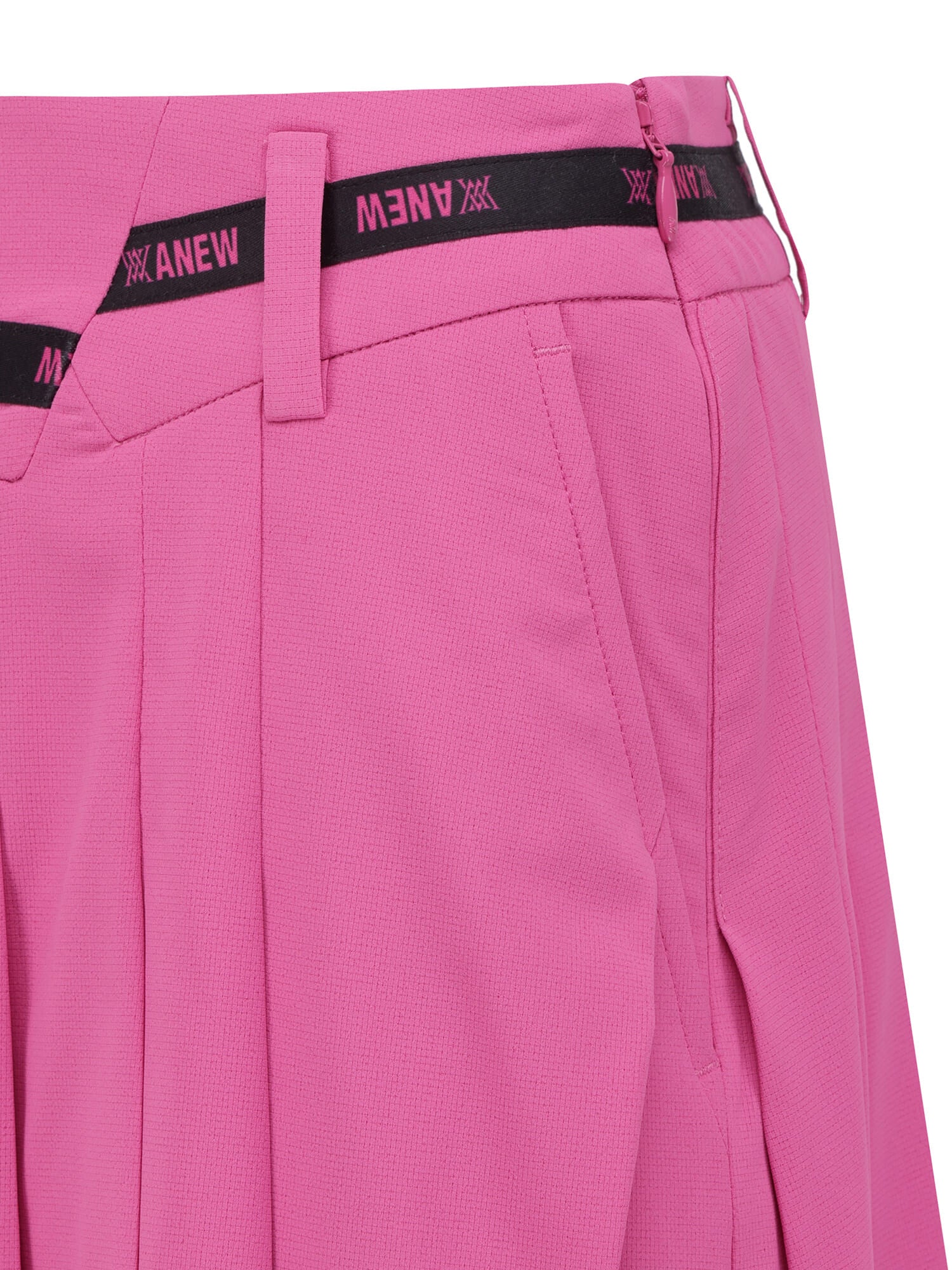 WOMEN SM INCISION PLEATED HALF PANTS