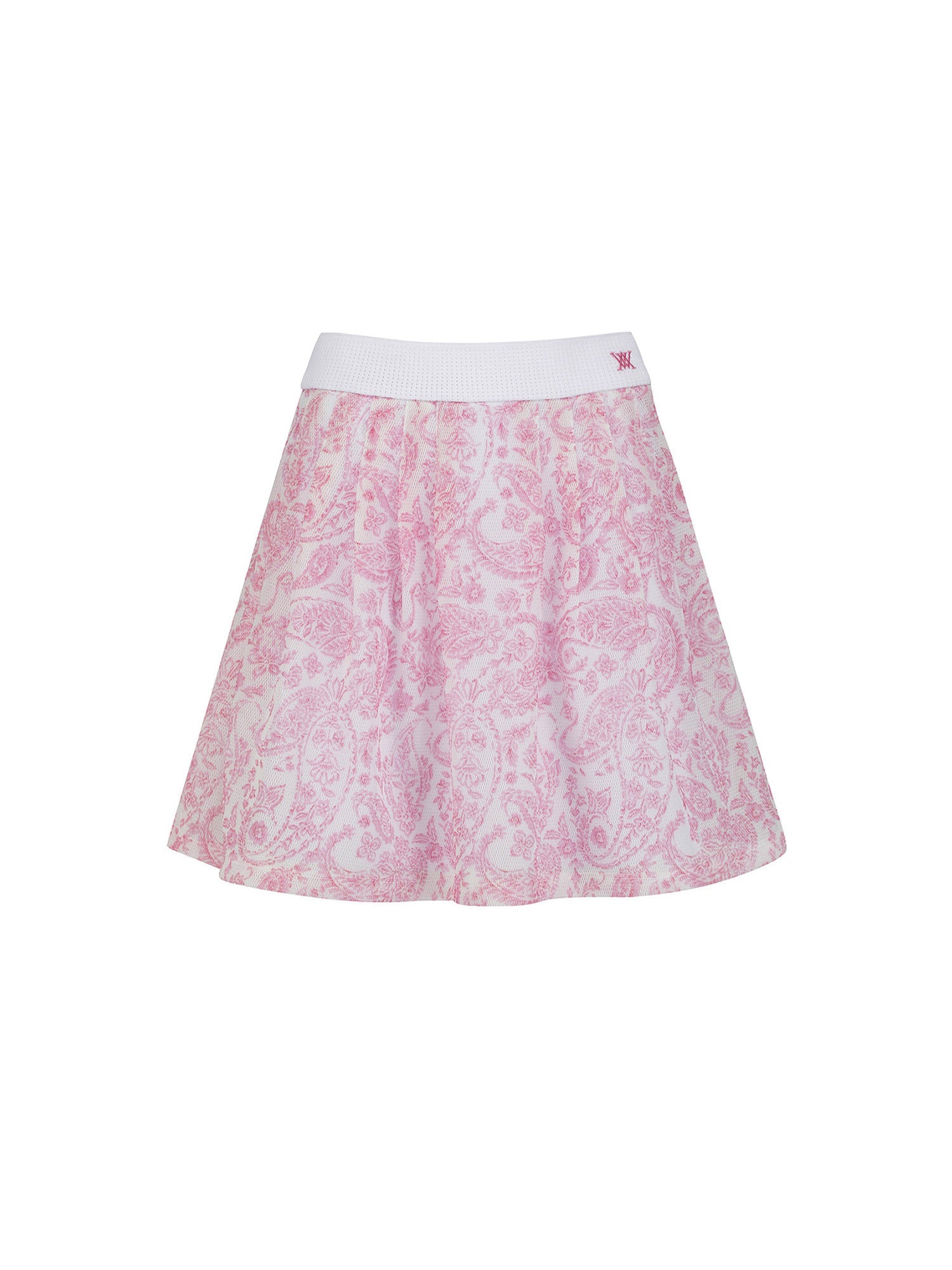WOMEN PAISLEY FLARE SKIRT