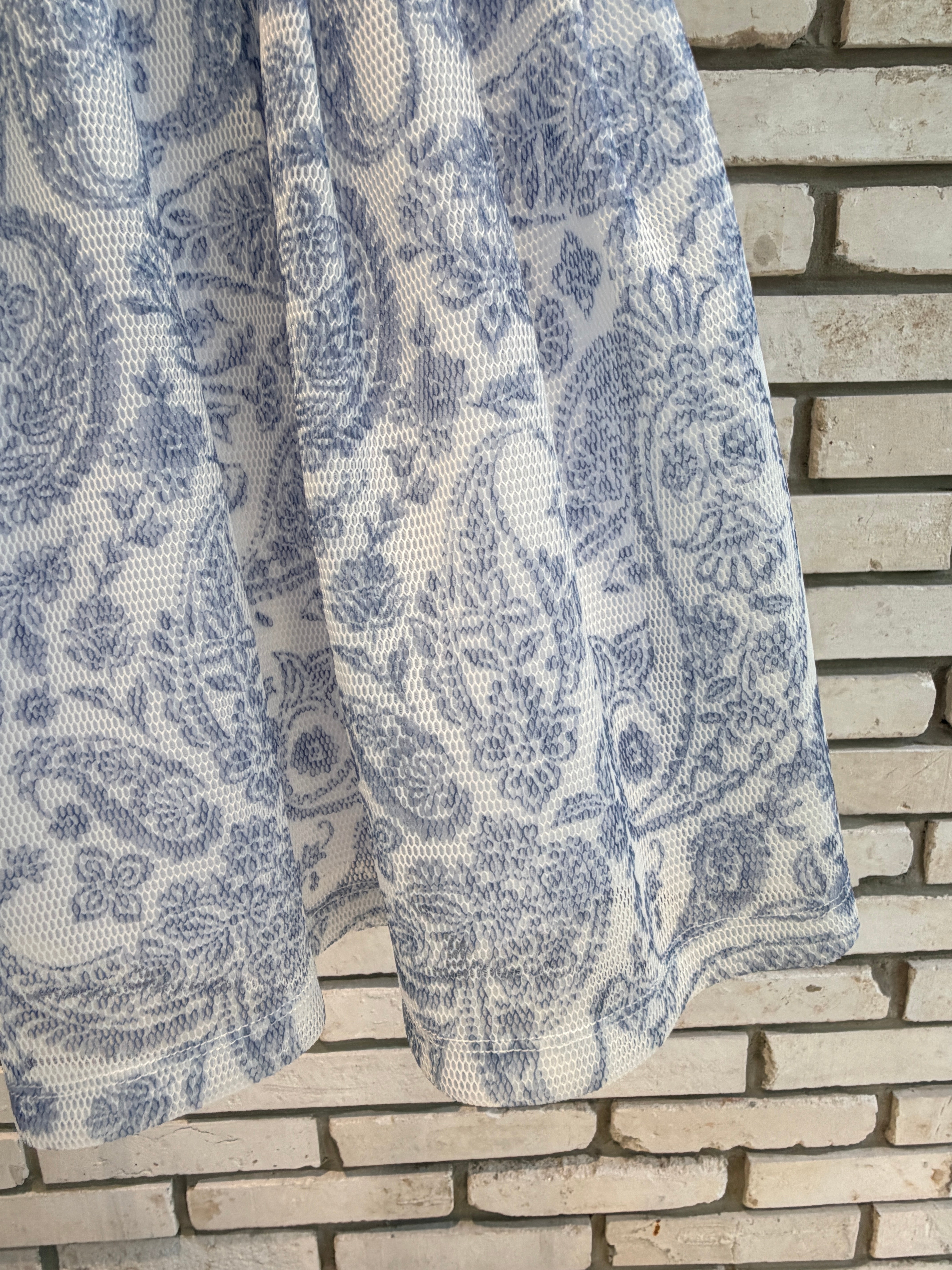 WOMEN PAISLEY FLARE SKIRT