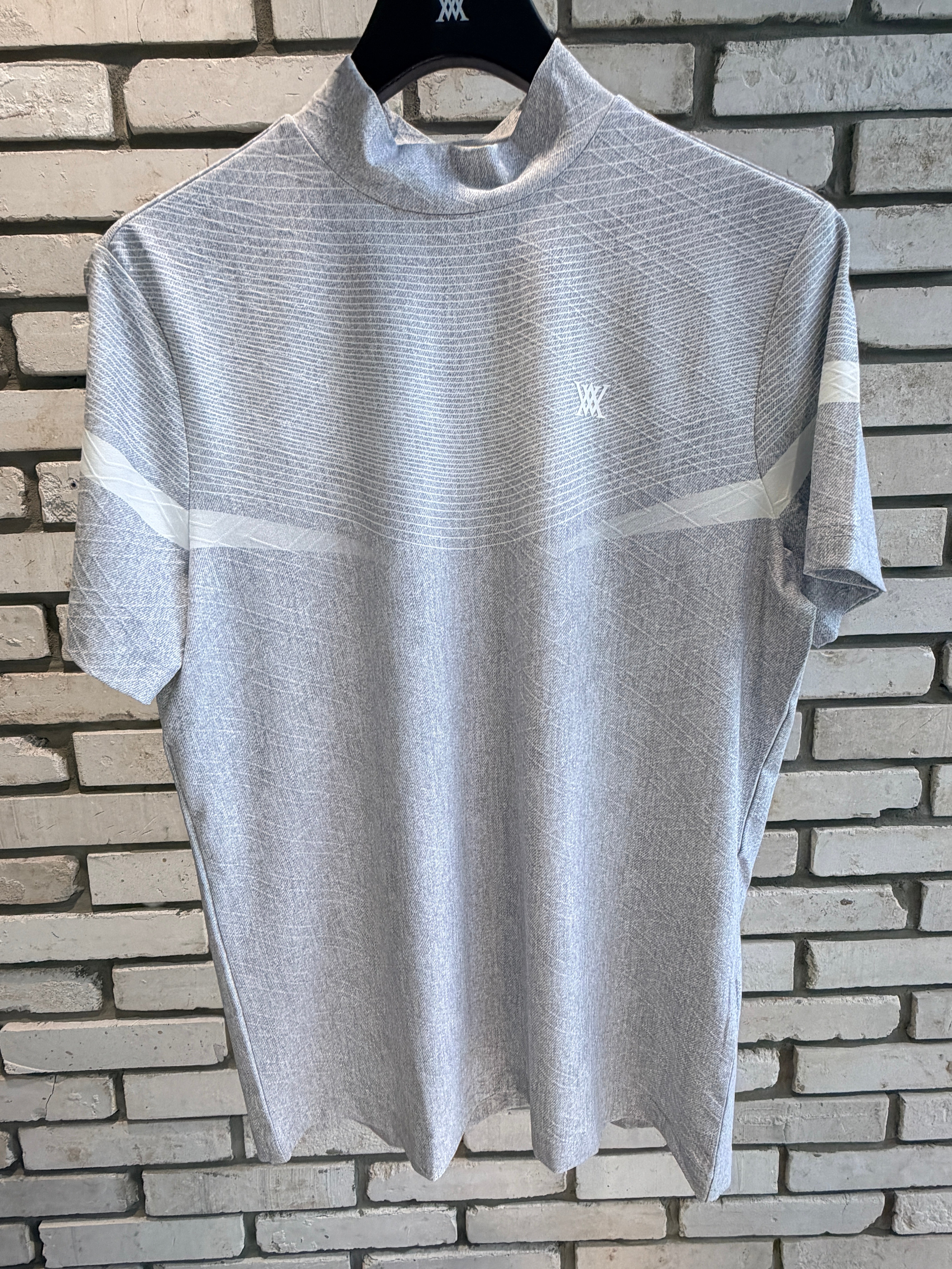 MEN MOCK NECK SHORT SLEEVE T-SHIRT