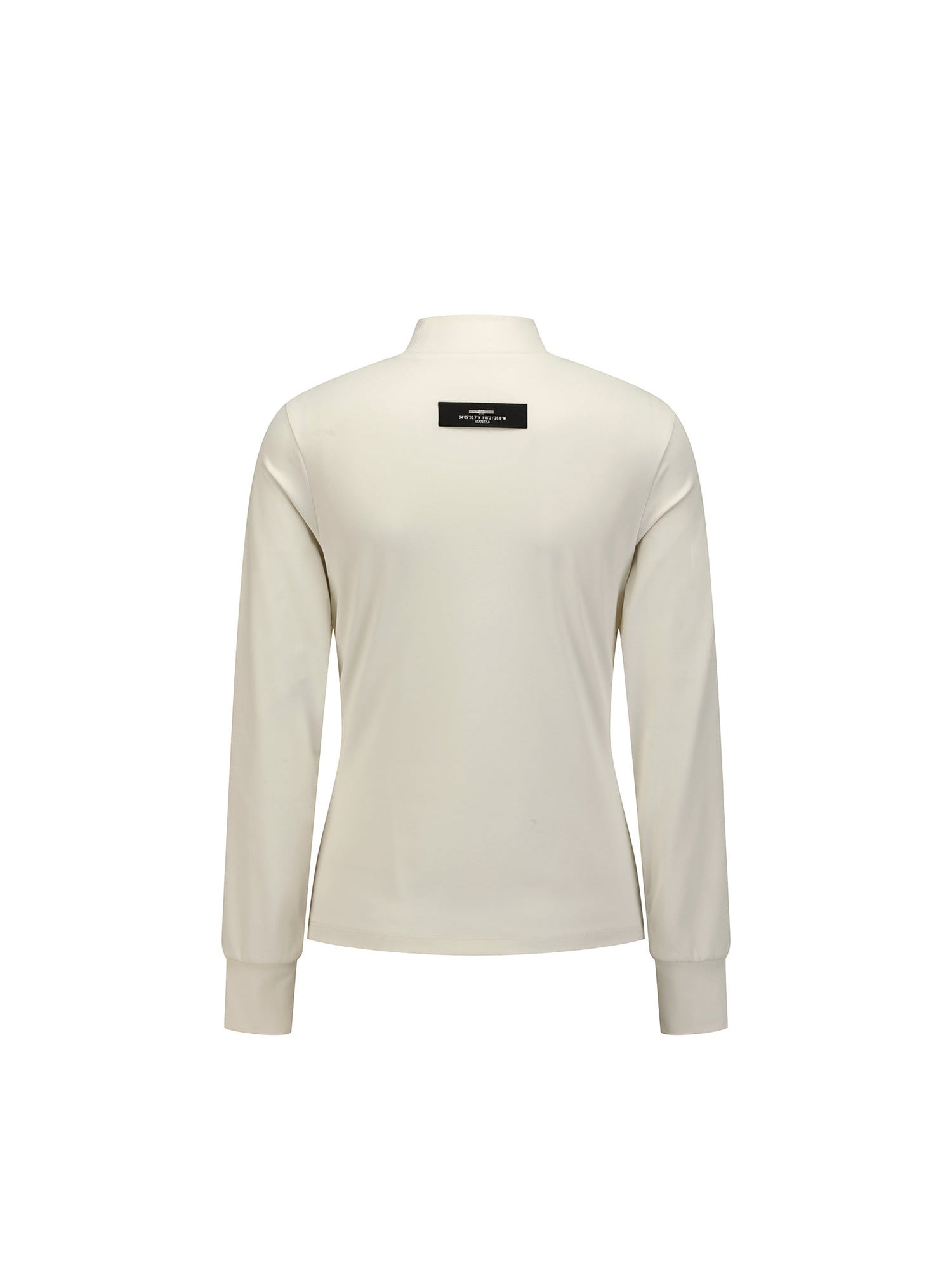 WOMEN LINE POINT MOCK NECK T-SHIRT