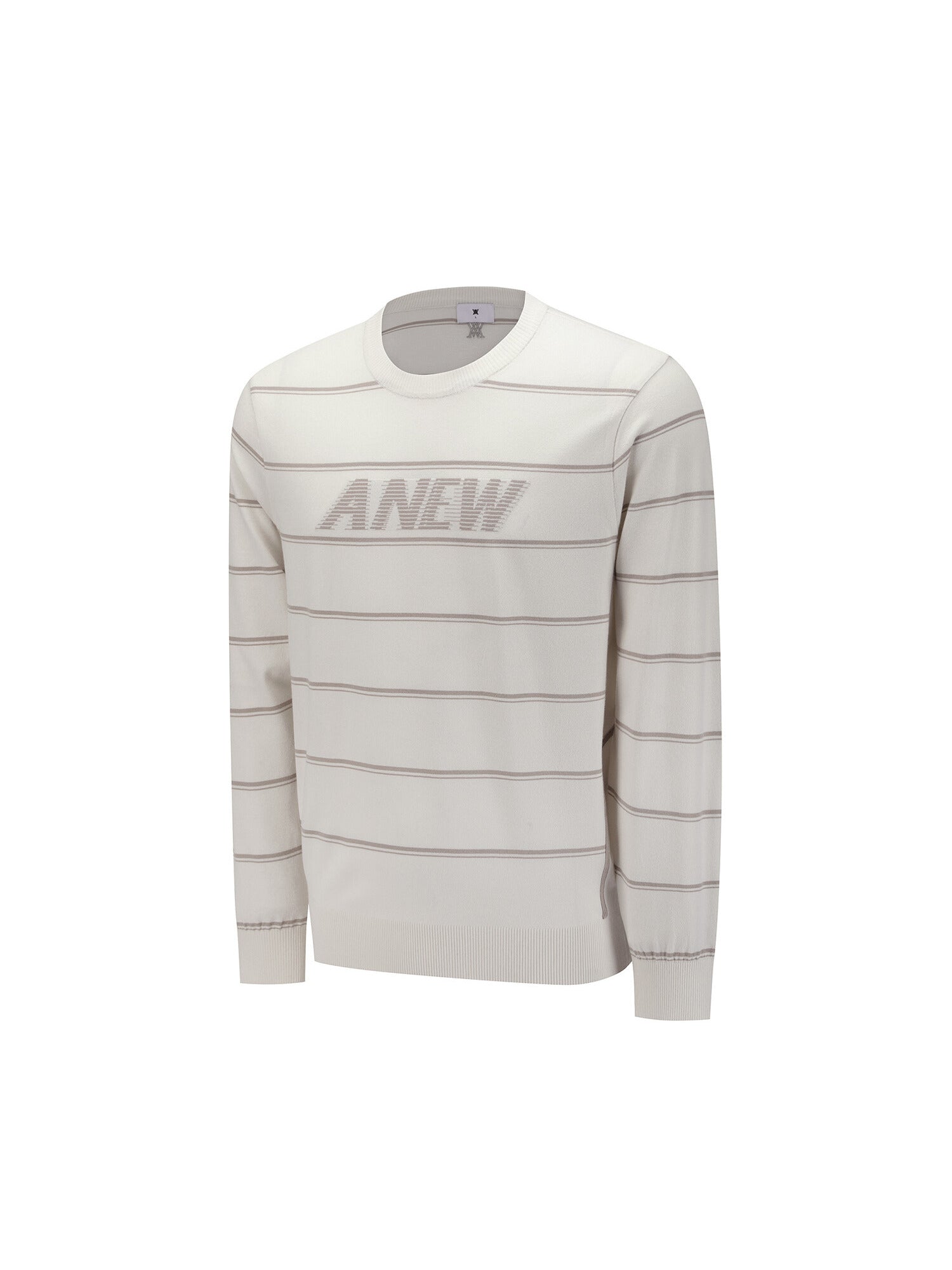 MEN STRIPE ROUND SWEATER