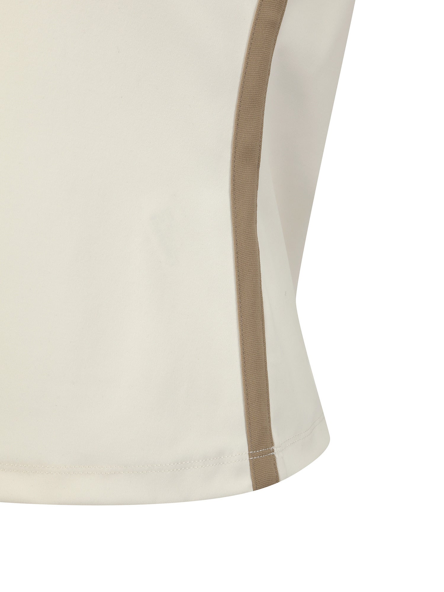 WOMEN LINE POINT MOCK NECK T-SHIRT