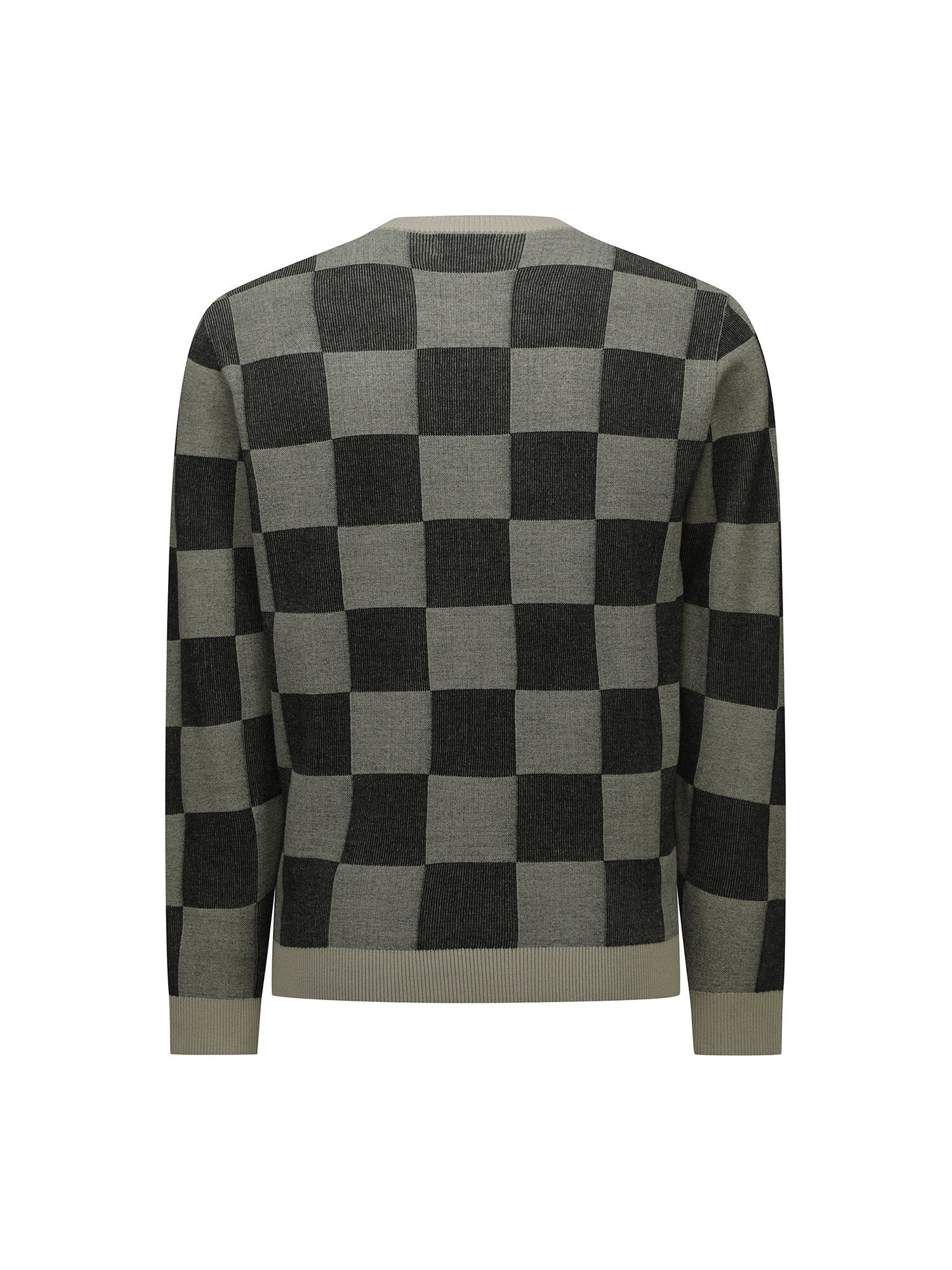 MEN CHECK BOARD PULLOVER