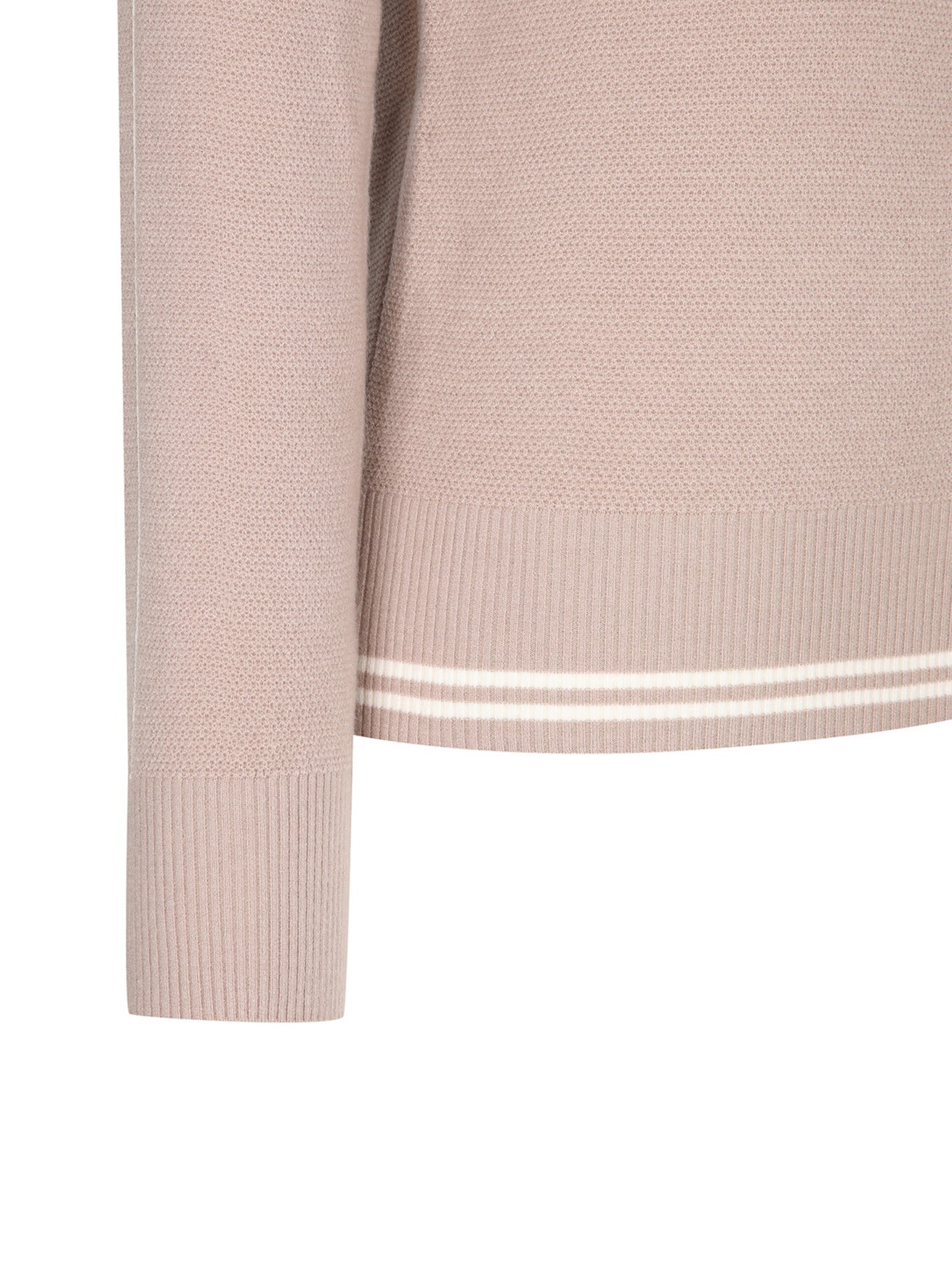 WOMEN WIDE COLLAR HALF ZIP-UP PULLOVER