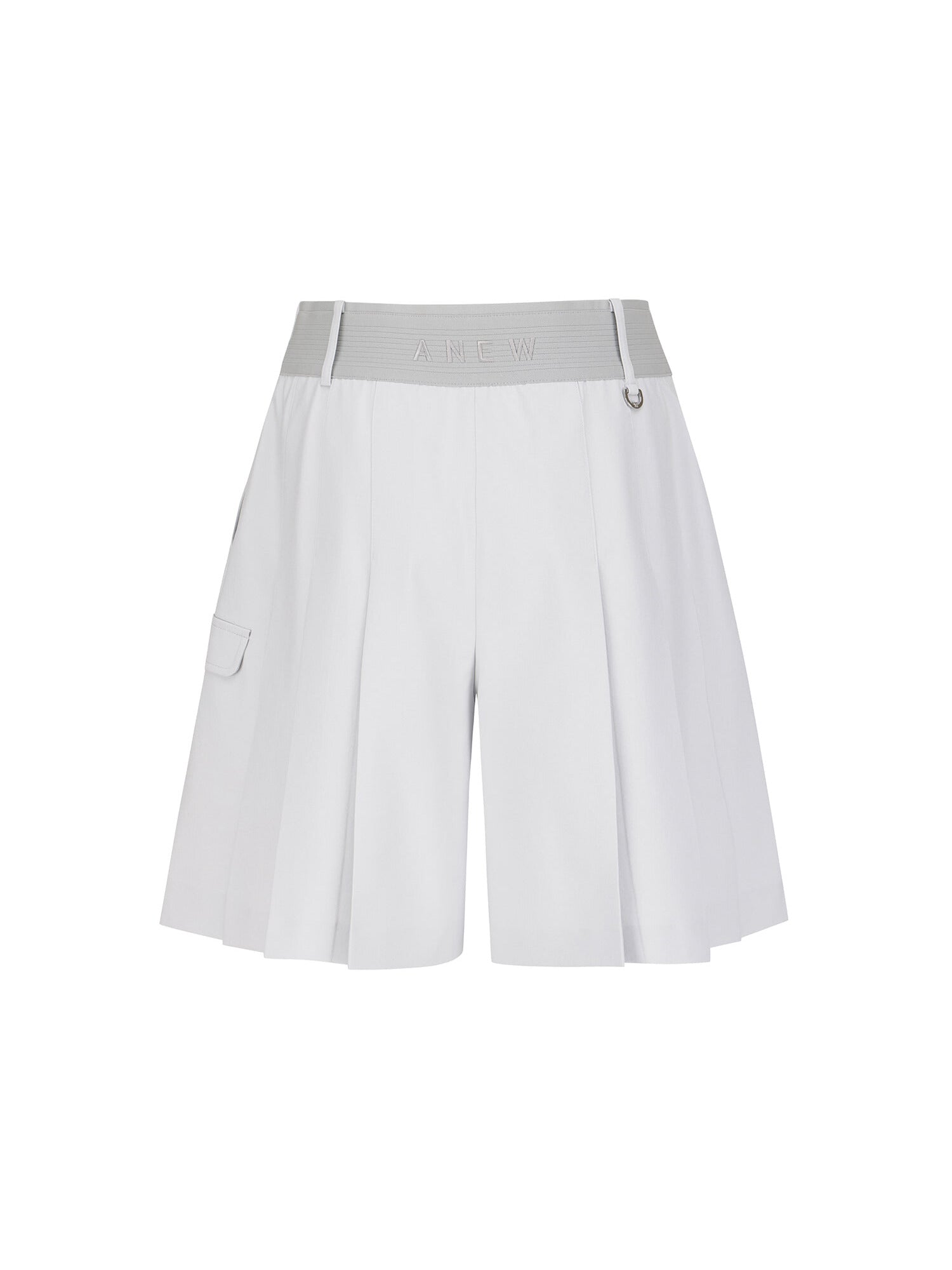 WOMEN FA BACK PLEATED HALF PANTS