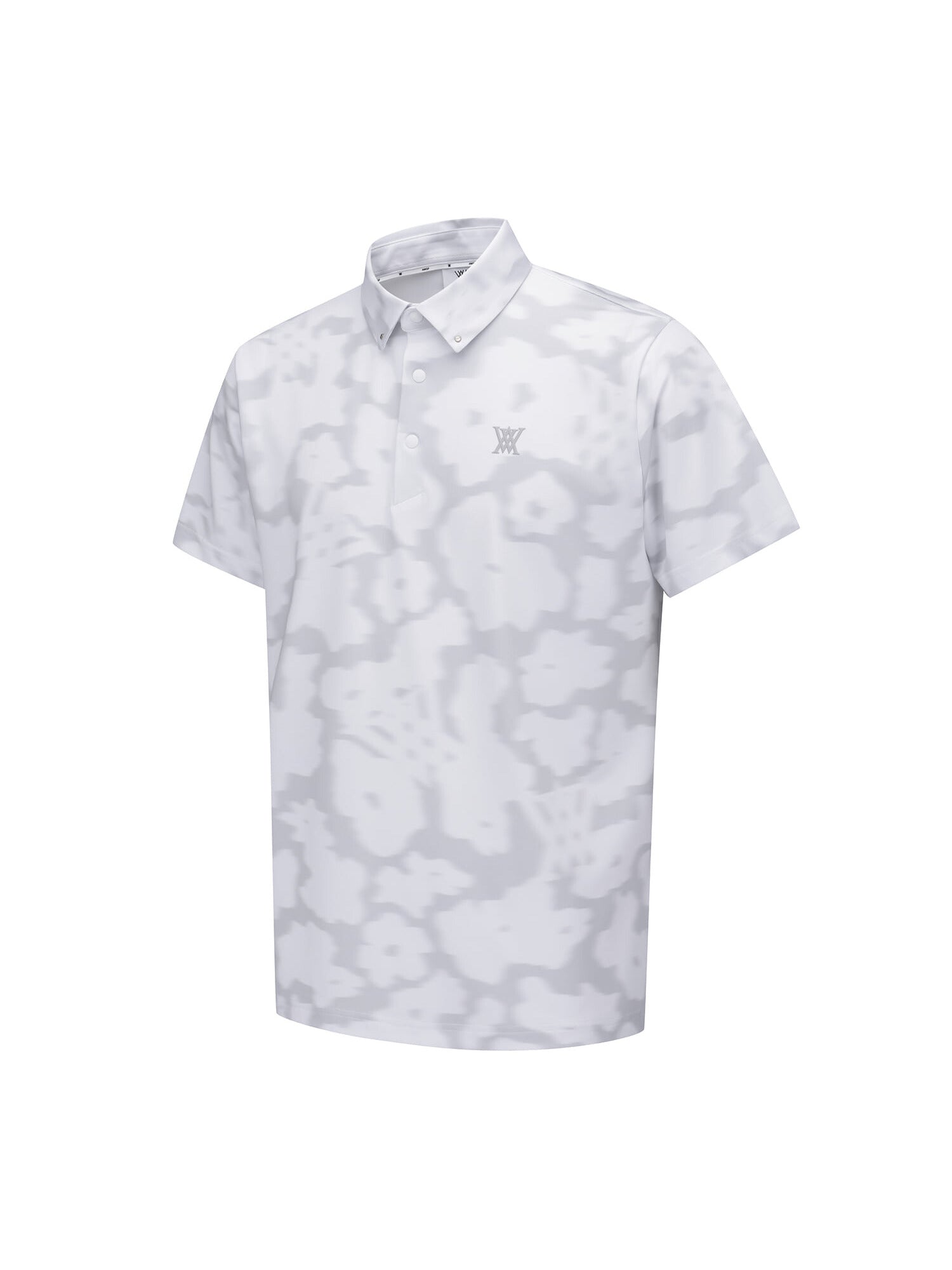 MEN FA FLOWER PATTERN SHORT T-SHIRT