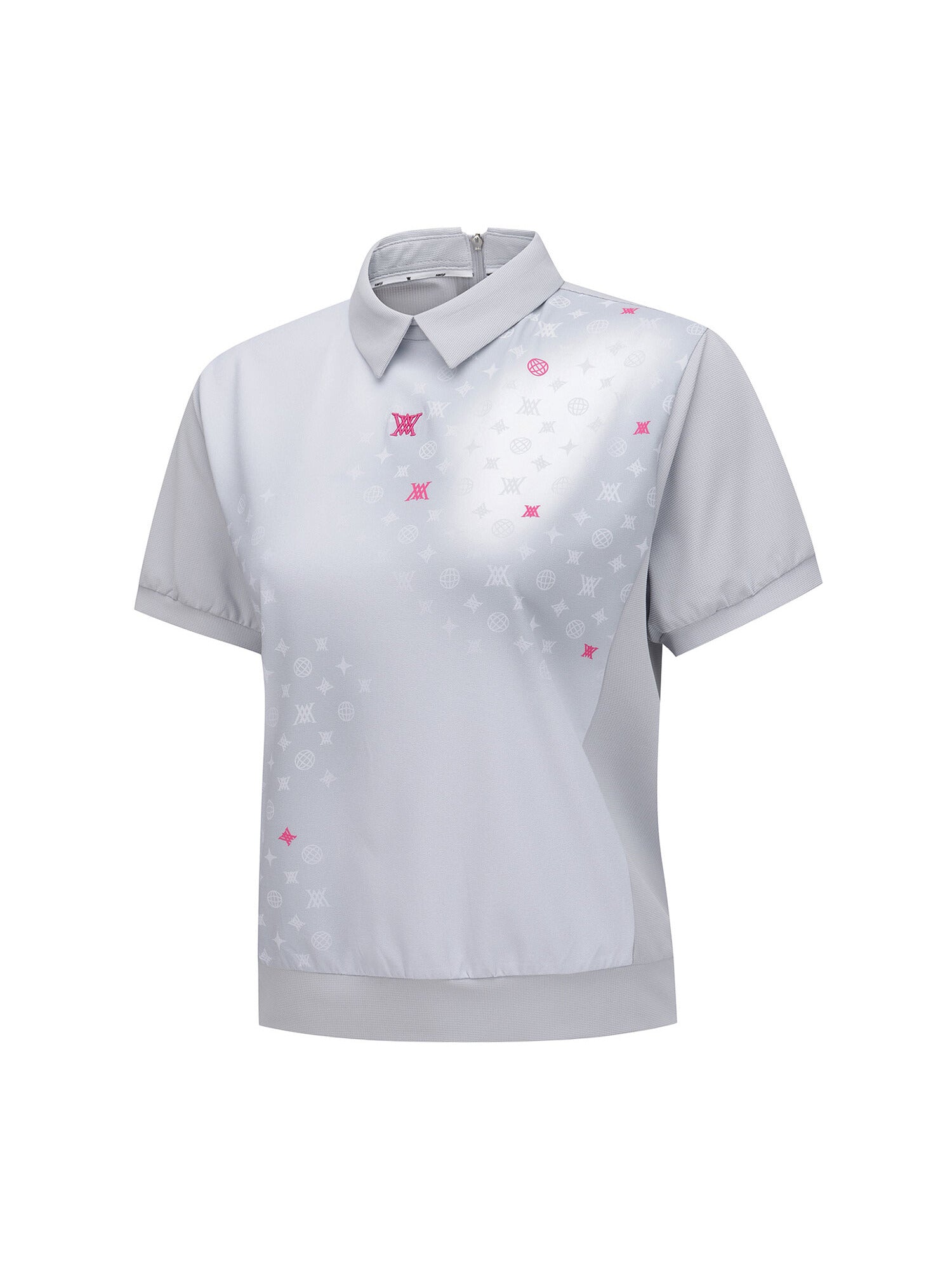 WOMEN SM GRADATION PATTERN SHORT T-SHIRT