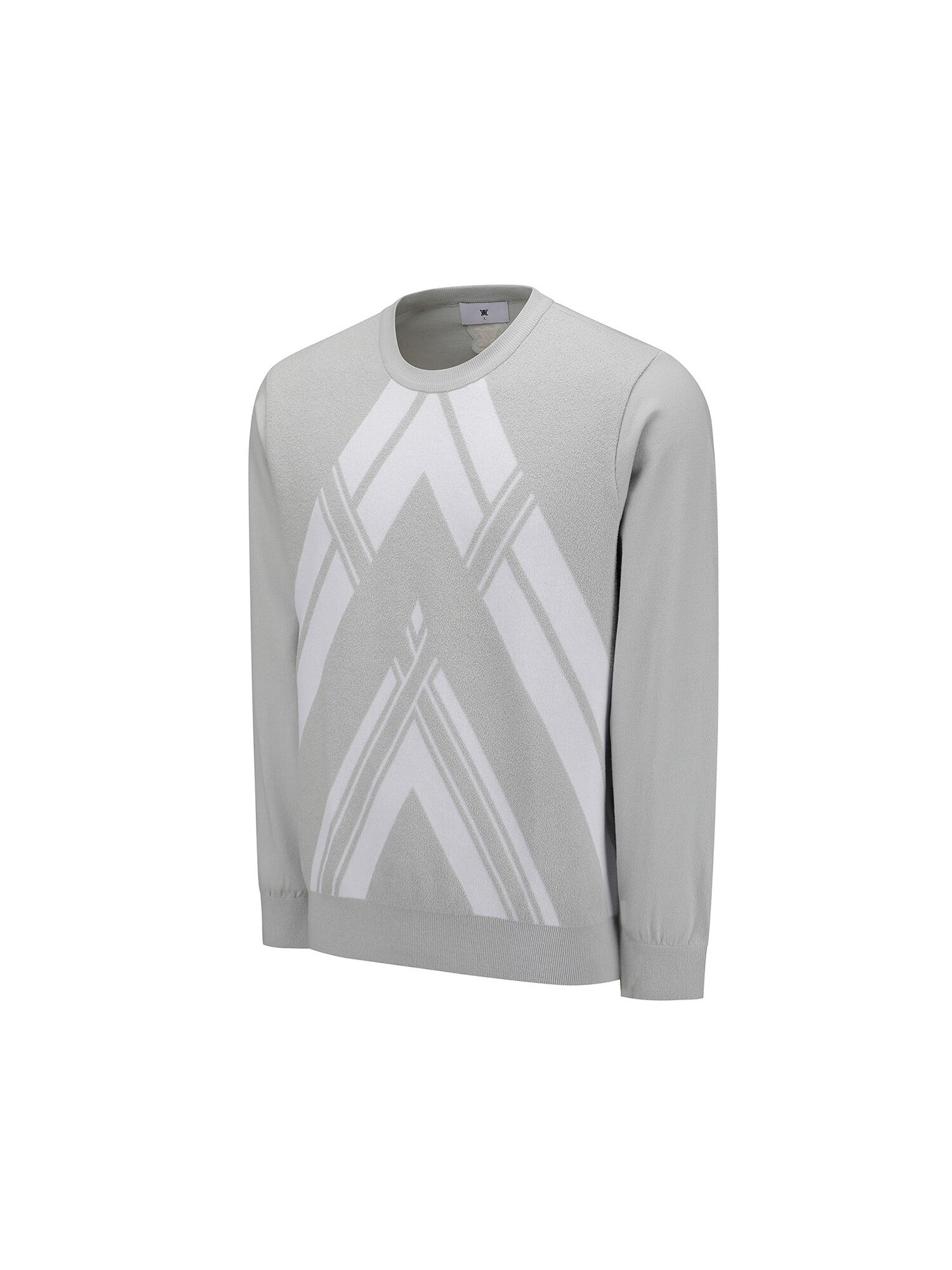MEN LINE POINT ROUND SWEATER