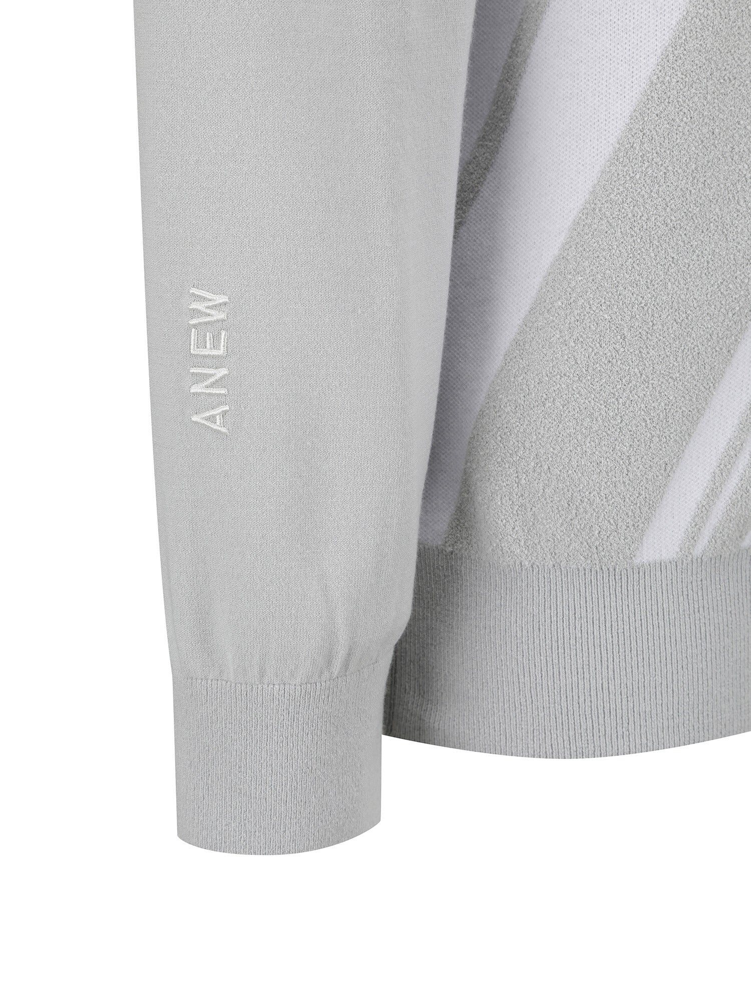MEN LINE POINT ROUND SWEATER